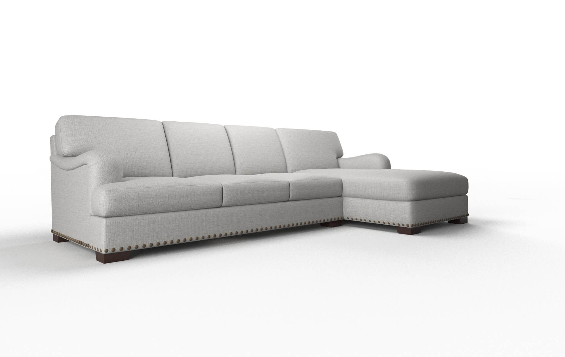 Brighton Parker Silver Panel espresso legs 2