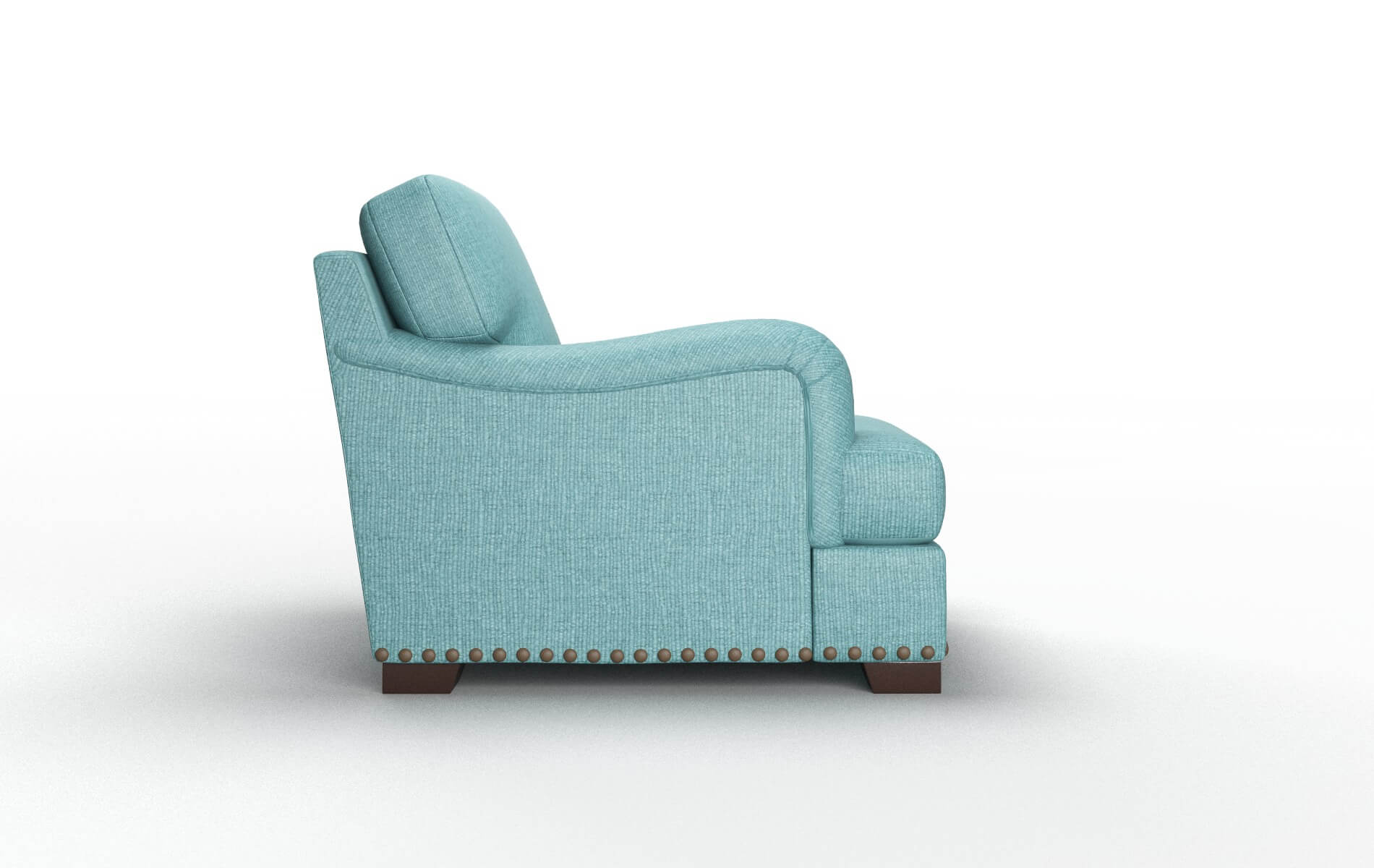 Brighton Parker Turquoise Chair espresso legs 3