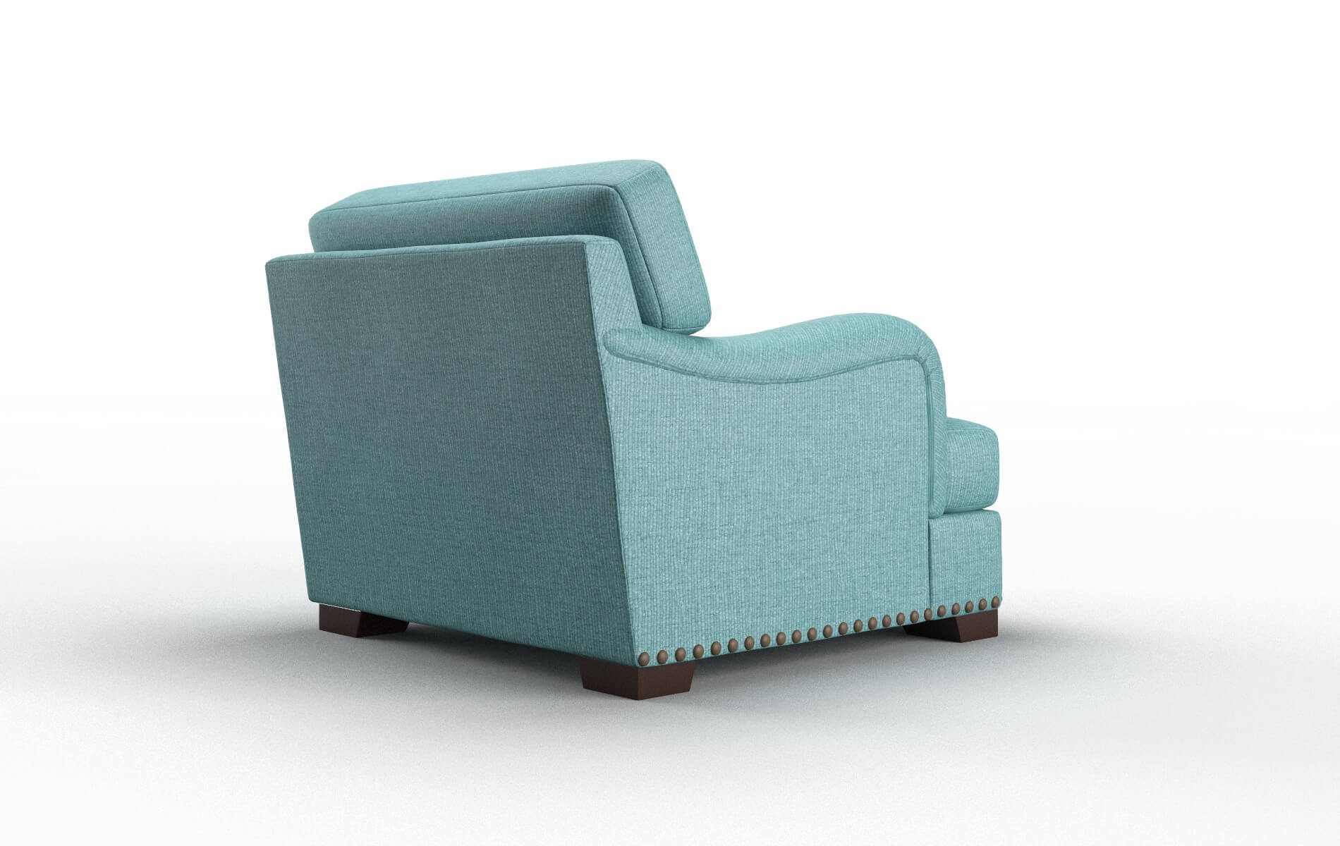 Brighton Parker Turquoise Chair espresso legs 5