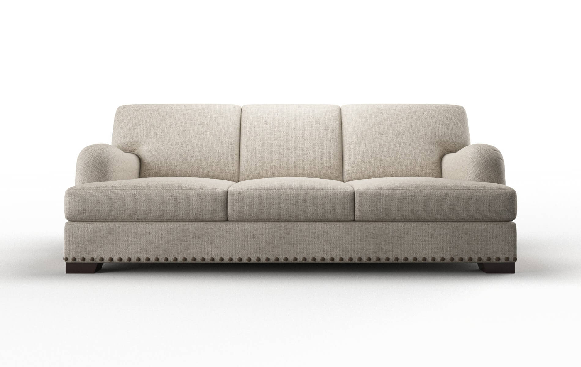 Brighton Parker Wheat Sofa espresso legs 1