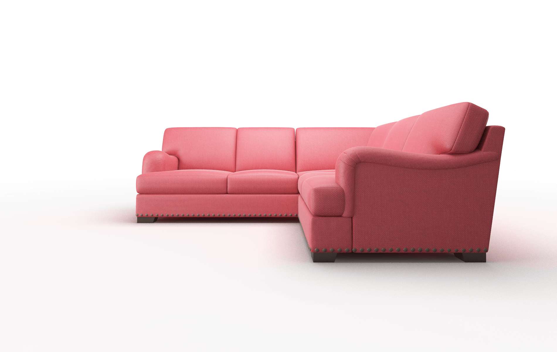 Brighton Pauline Ruby Sectional espresso legs 5