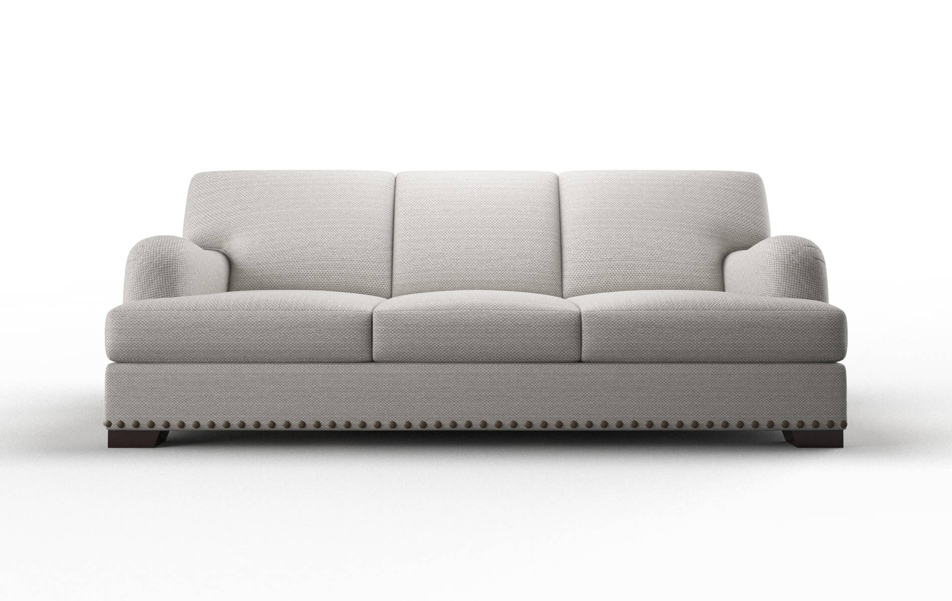 Brighton Phoenix Silver Sofa espresso legs 1