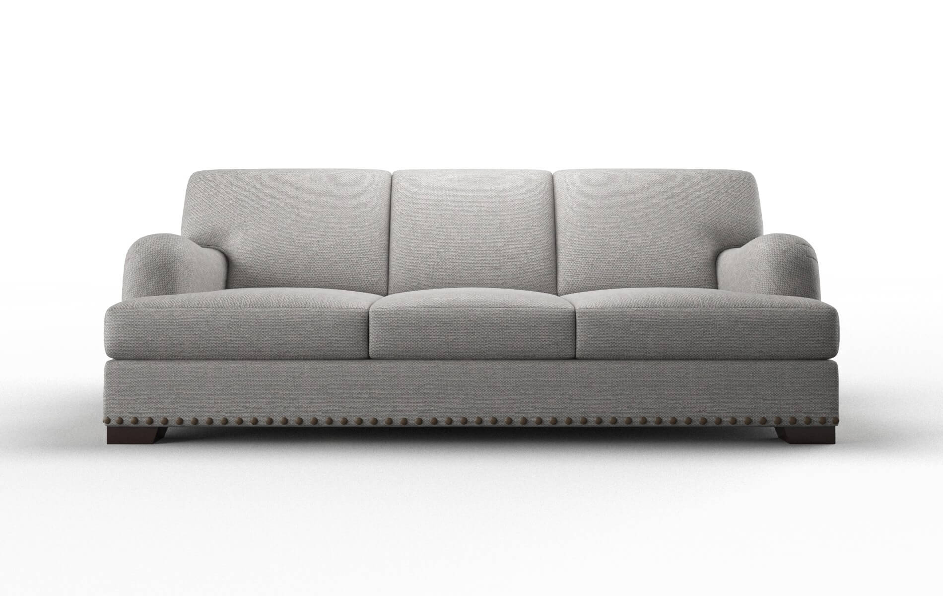 Brighton Phoenix Smoke Sofa espresso legs 1