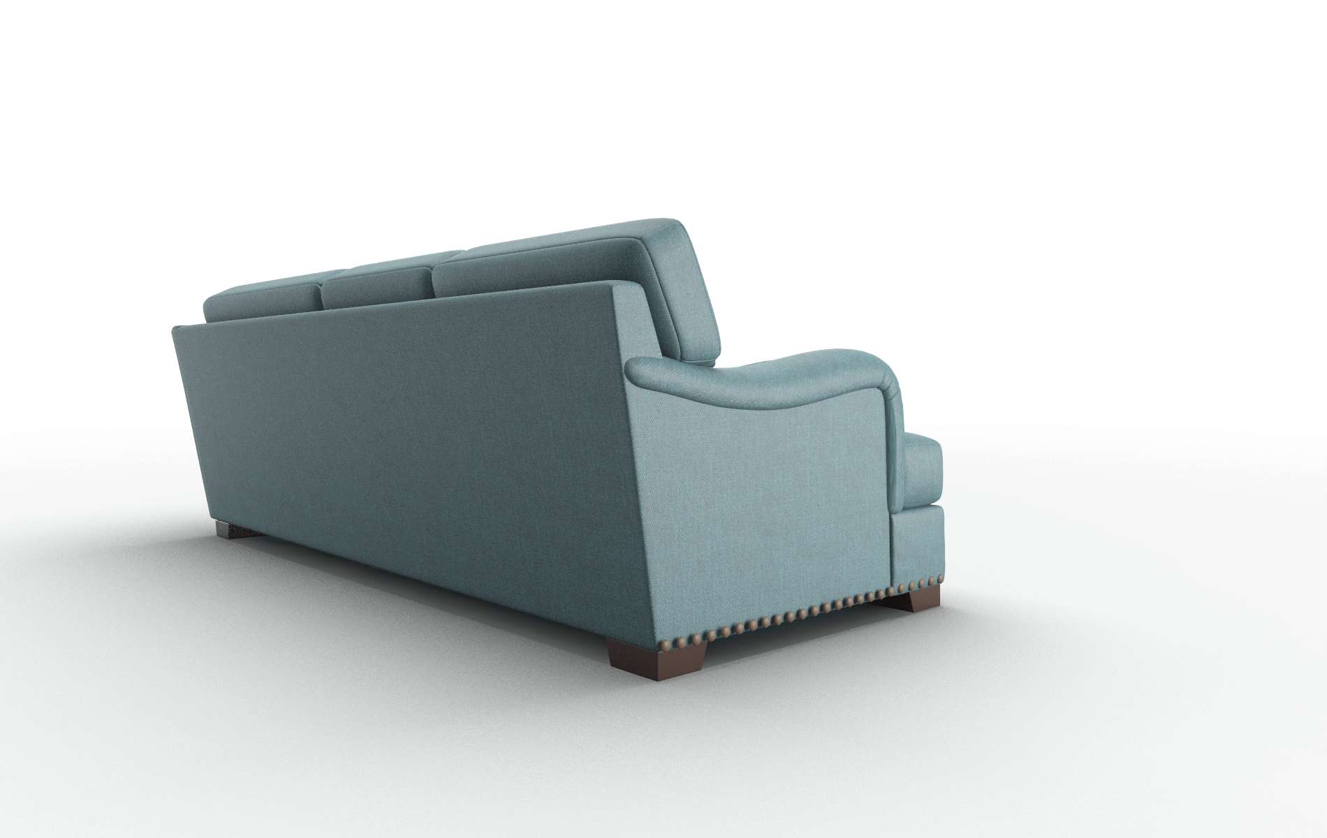 Brighton Portland Lake Sectional espresso legs 3