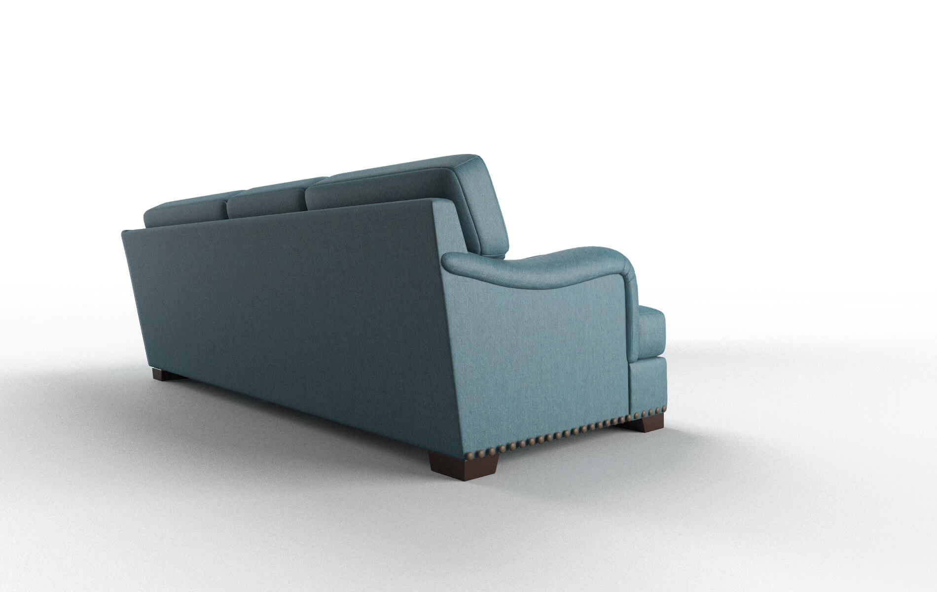 Brighton Portland Prussian Sectional espresso legs 3