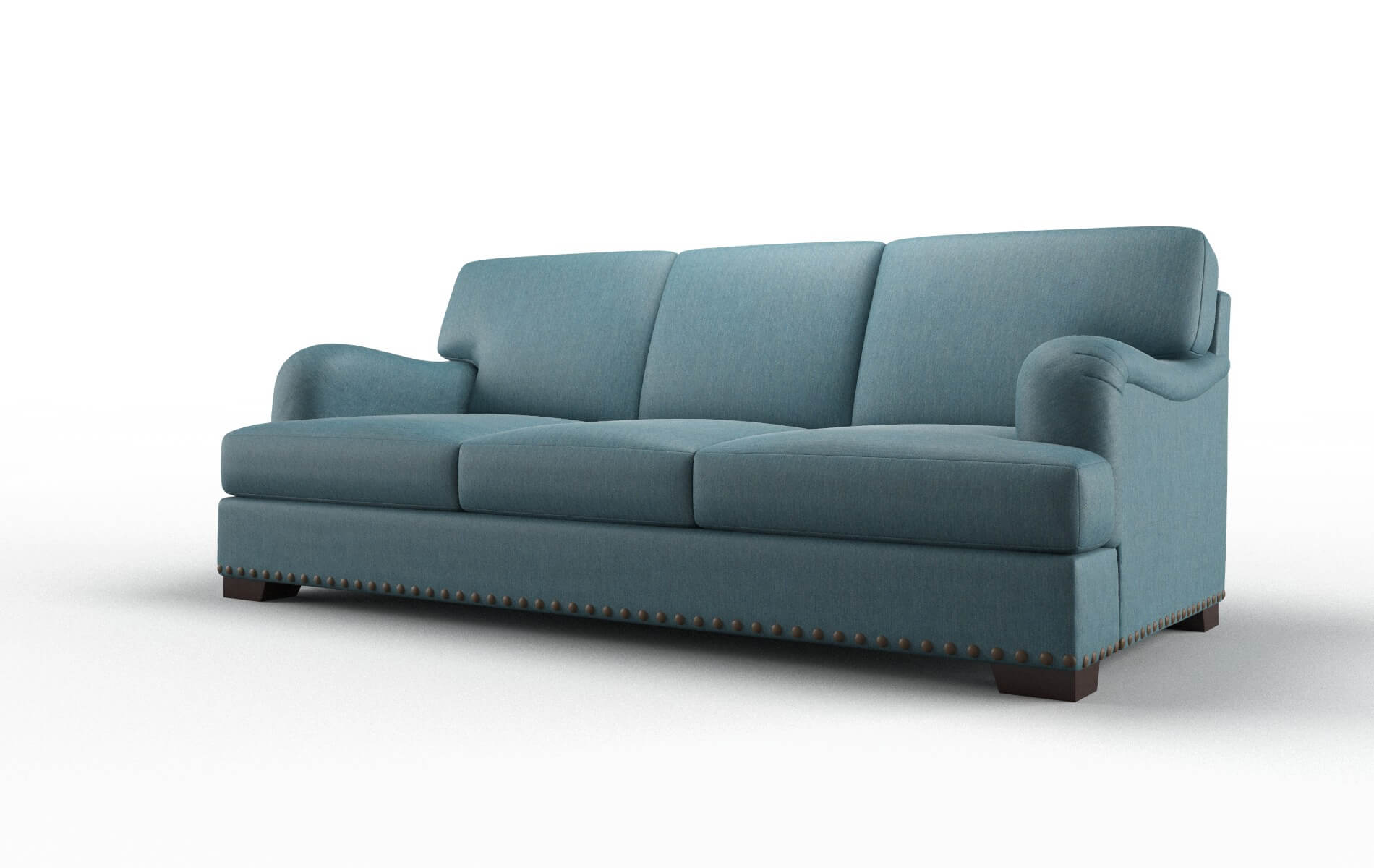 Brighton Portland Prussian Sofa espresso legs 4