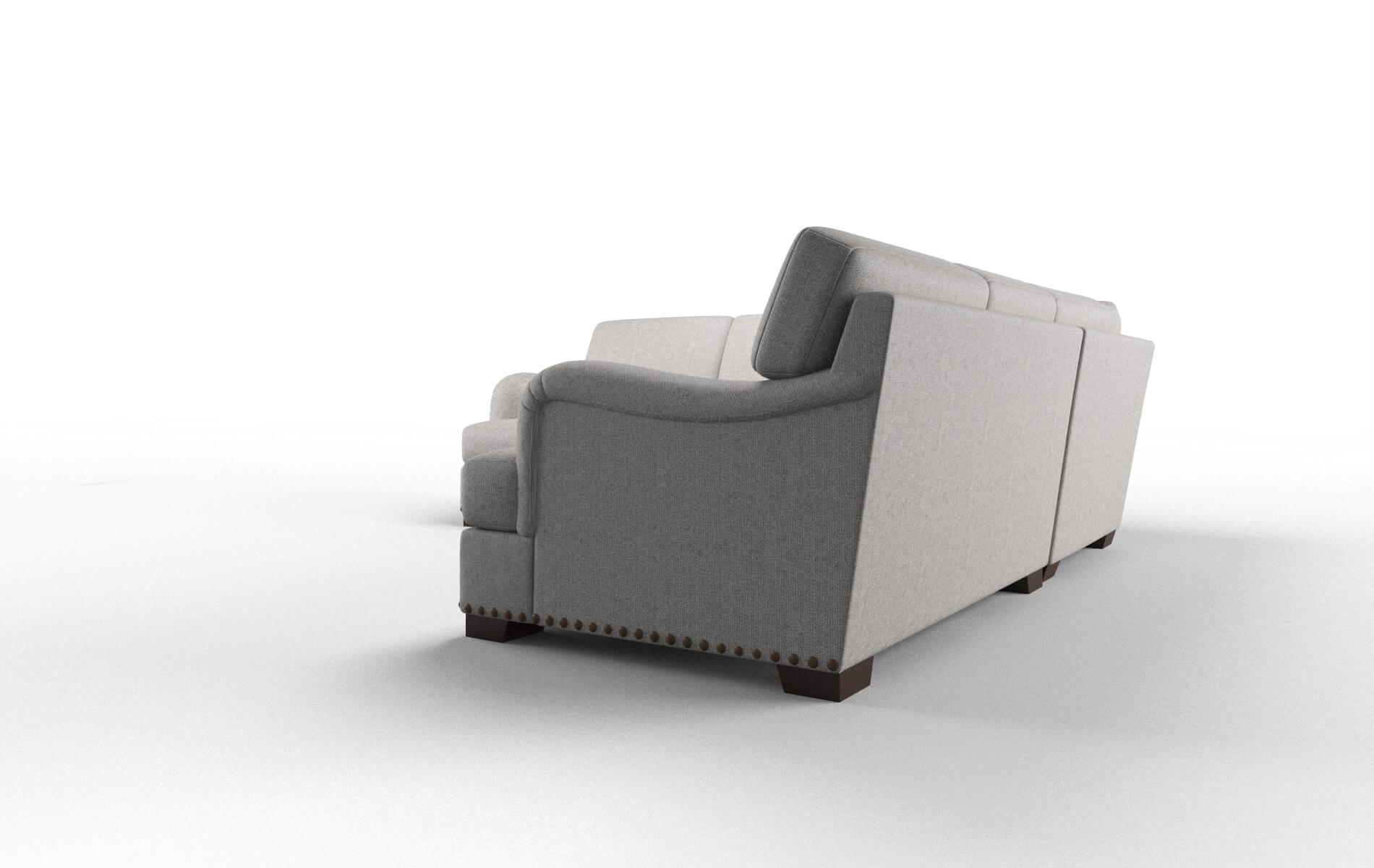 Brighton Prime Ash Sectional espresso legs 4