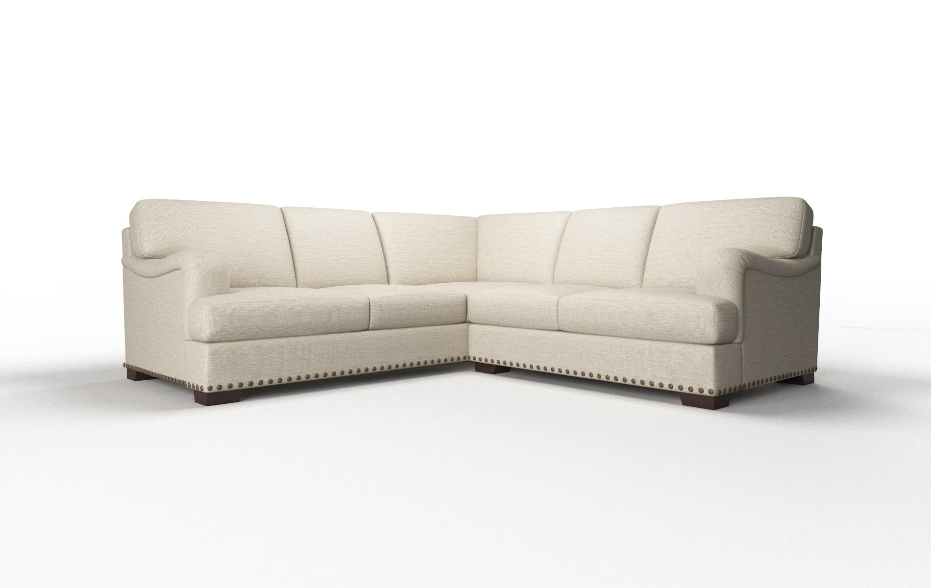 Brighton Prime Dusk Sectional espresso legs 1