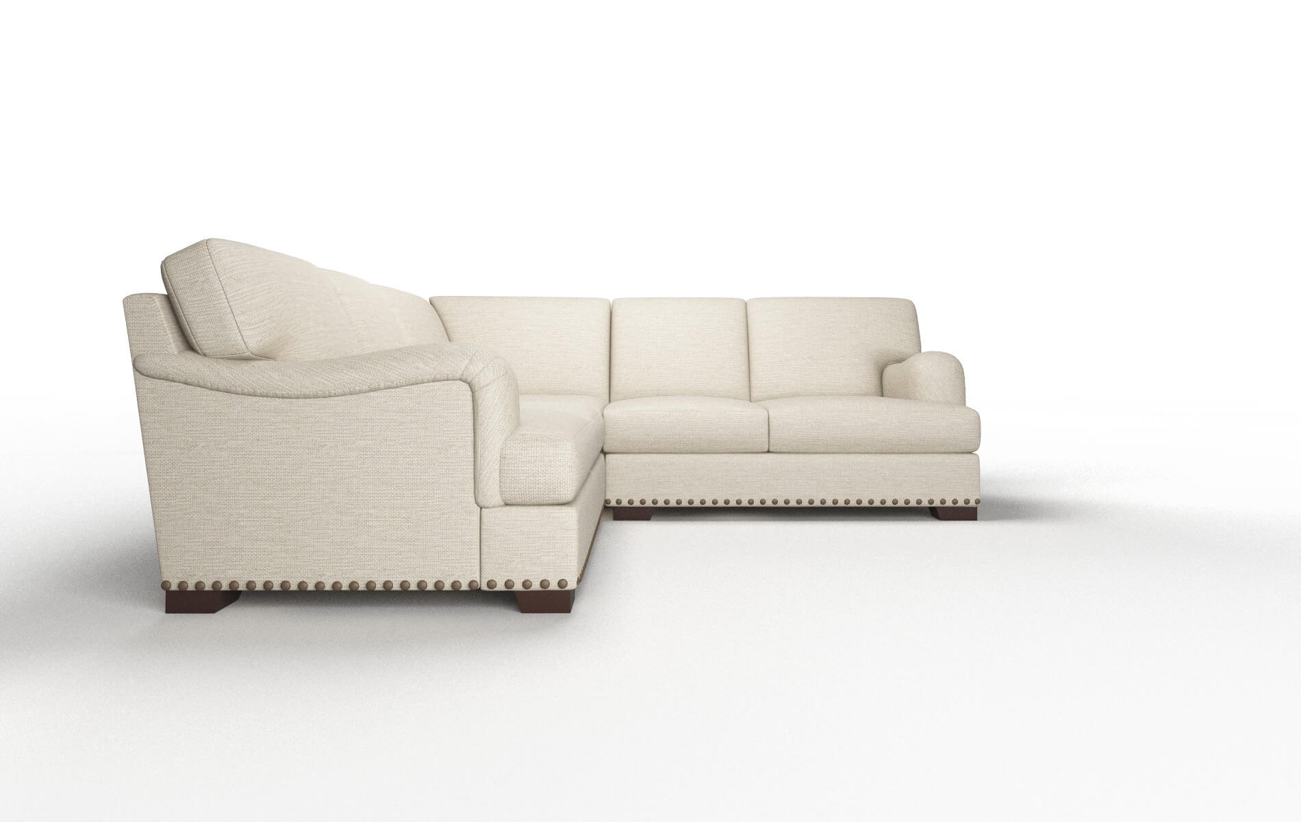 Brighton Prime Dusk Sectional espresso legs 2