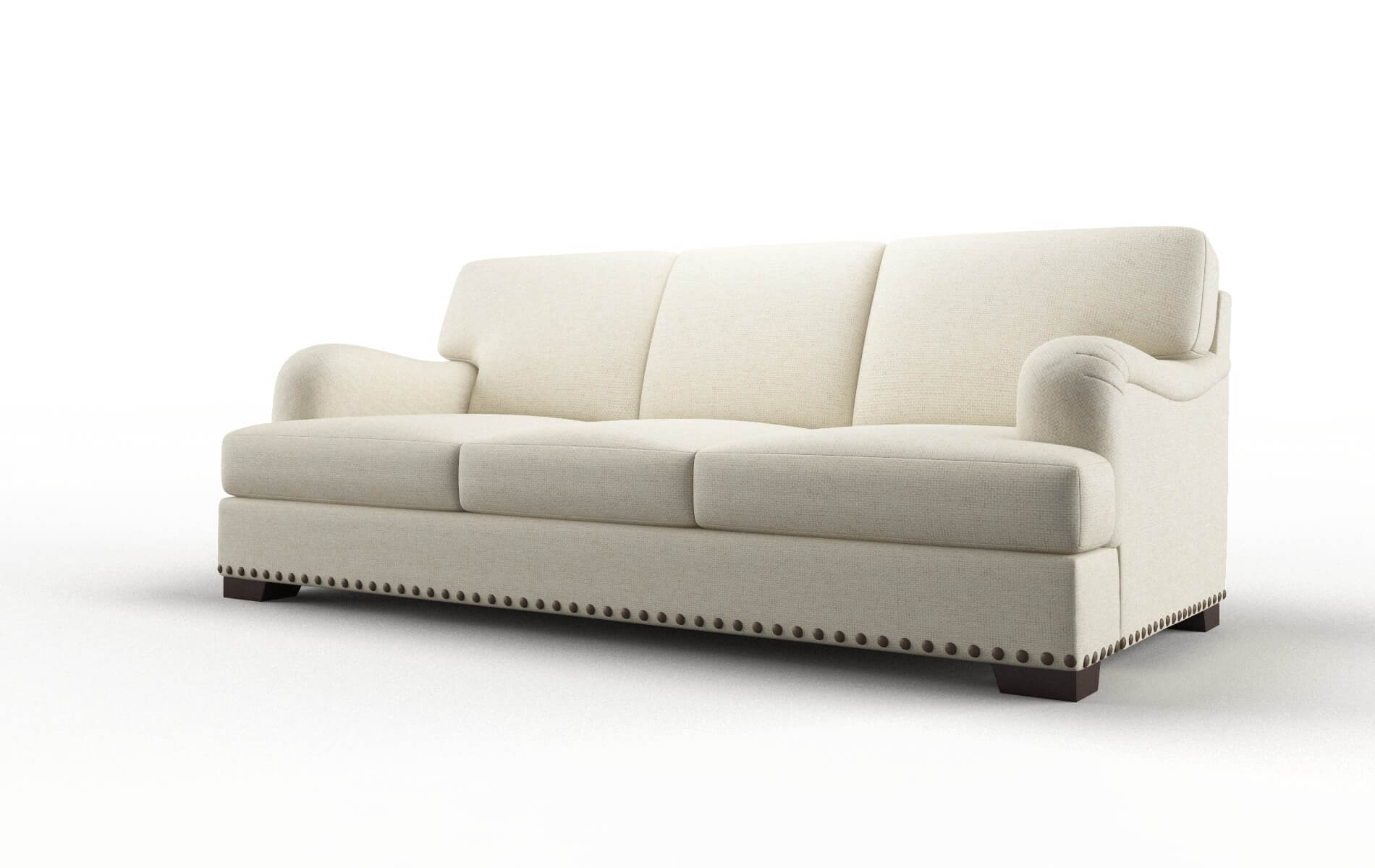 Brighton Redondo Oyster Sofa espresso legs 4