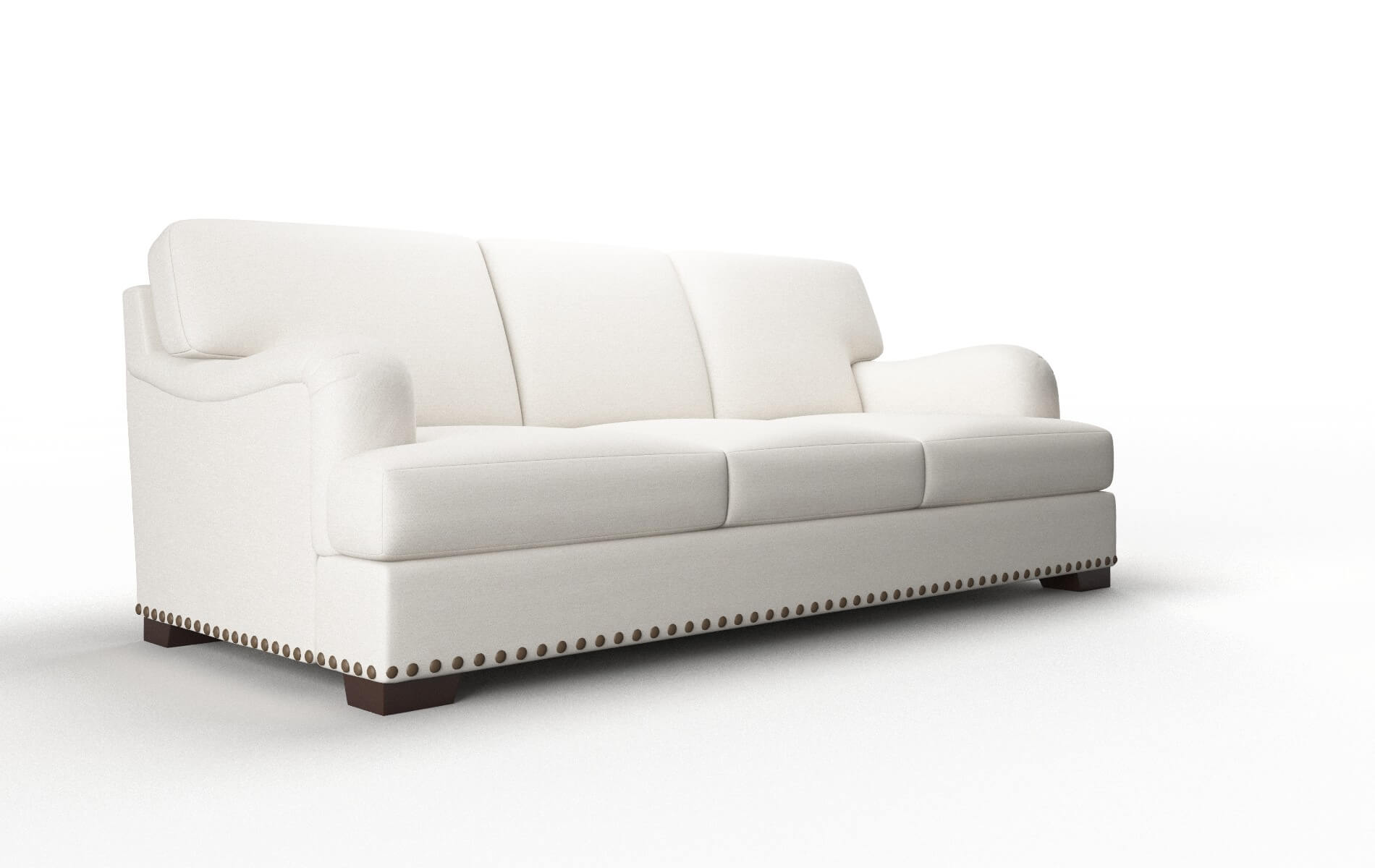 Brighton Redondo Pearl Sofa espresso legs 2