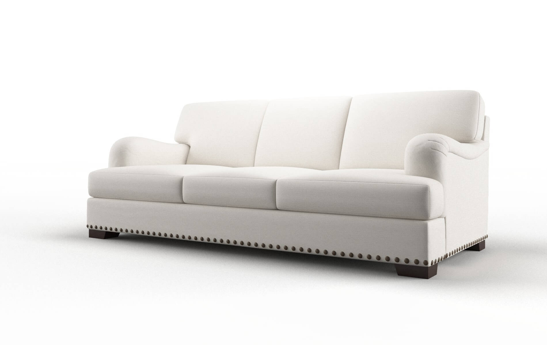 Brighton Redondo Pearl Sofa espresso legs 4
