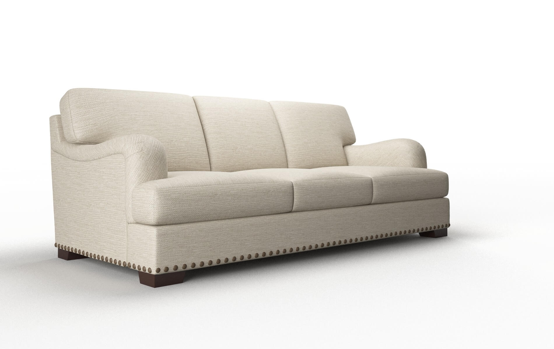 Brighton Rocket Dove Sofa espresso legs 2