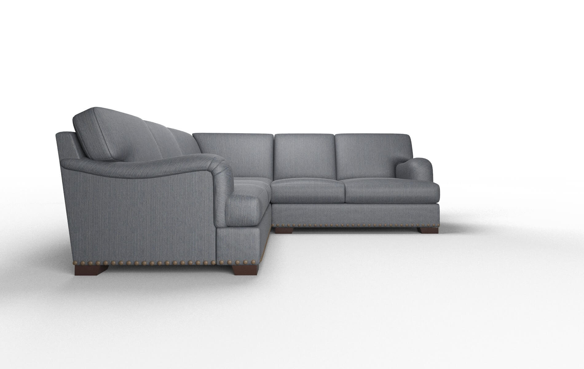Brighton Rocket Eclipse Sectional espresso legs 2