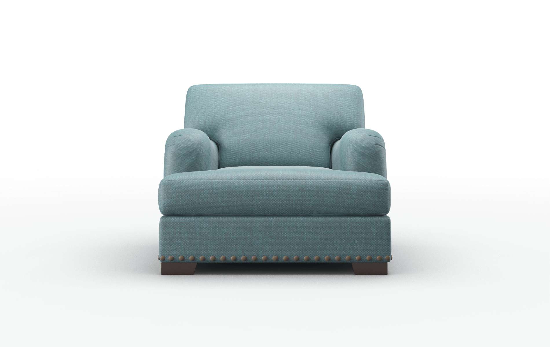 Brighton Rocket peacock Chair Espresso Legs  1