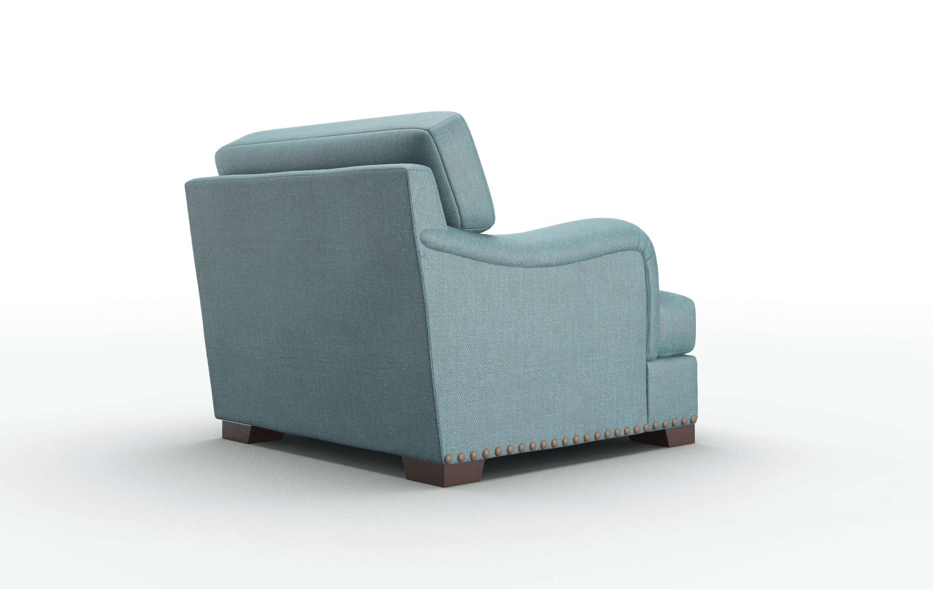 Brighton Rocket Peacock Chair espresso legs 5