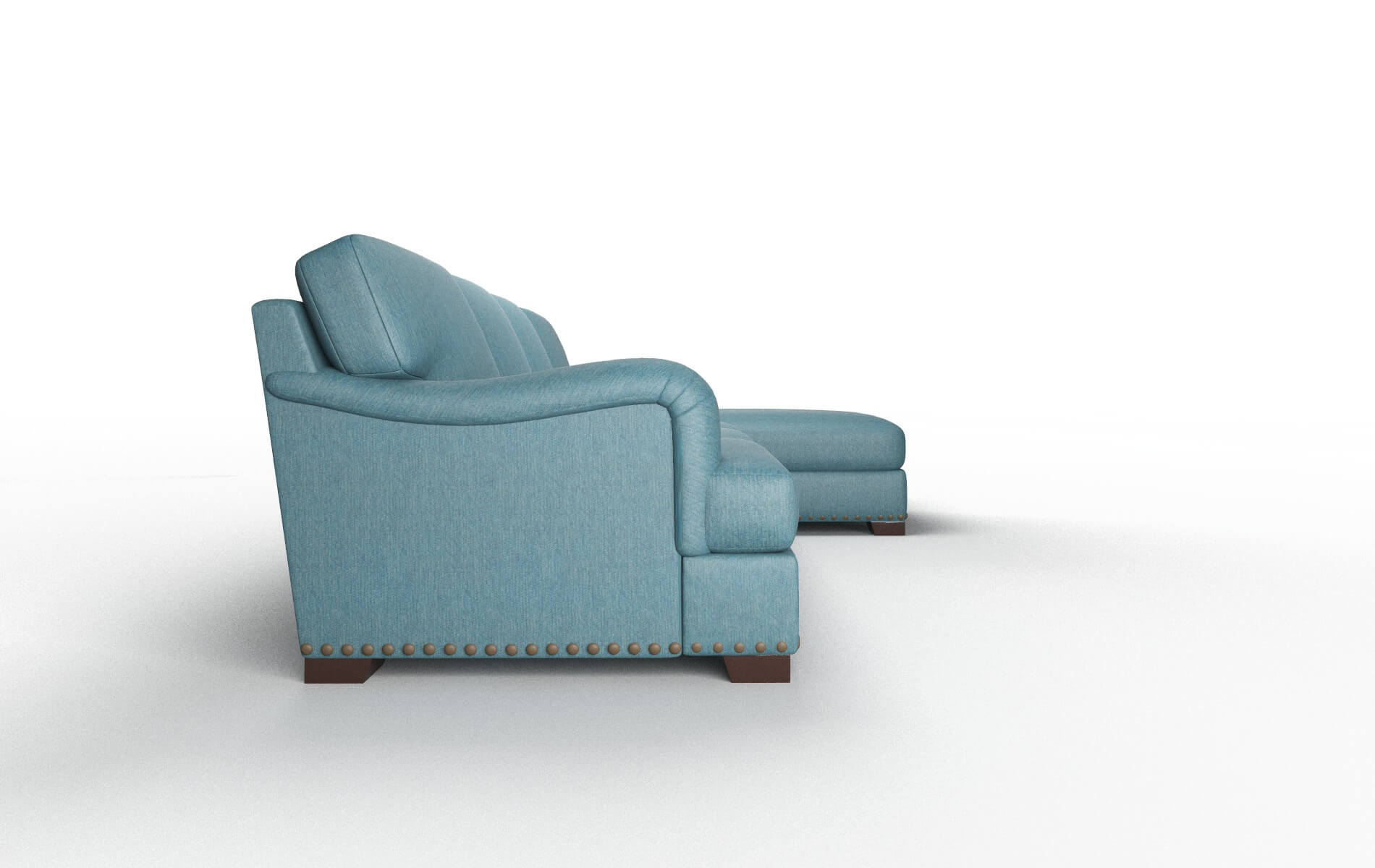 Brighton Royale Electric_blue Panel espresso legs 3