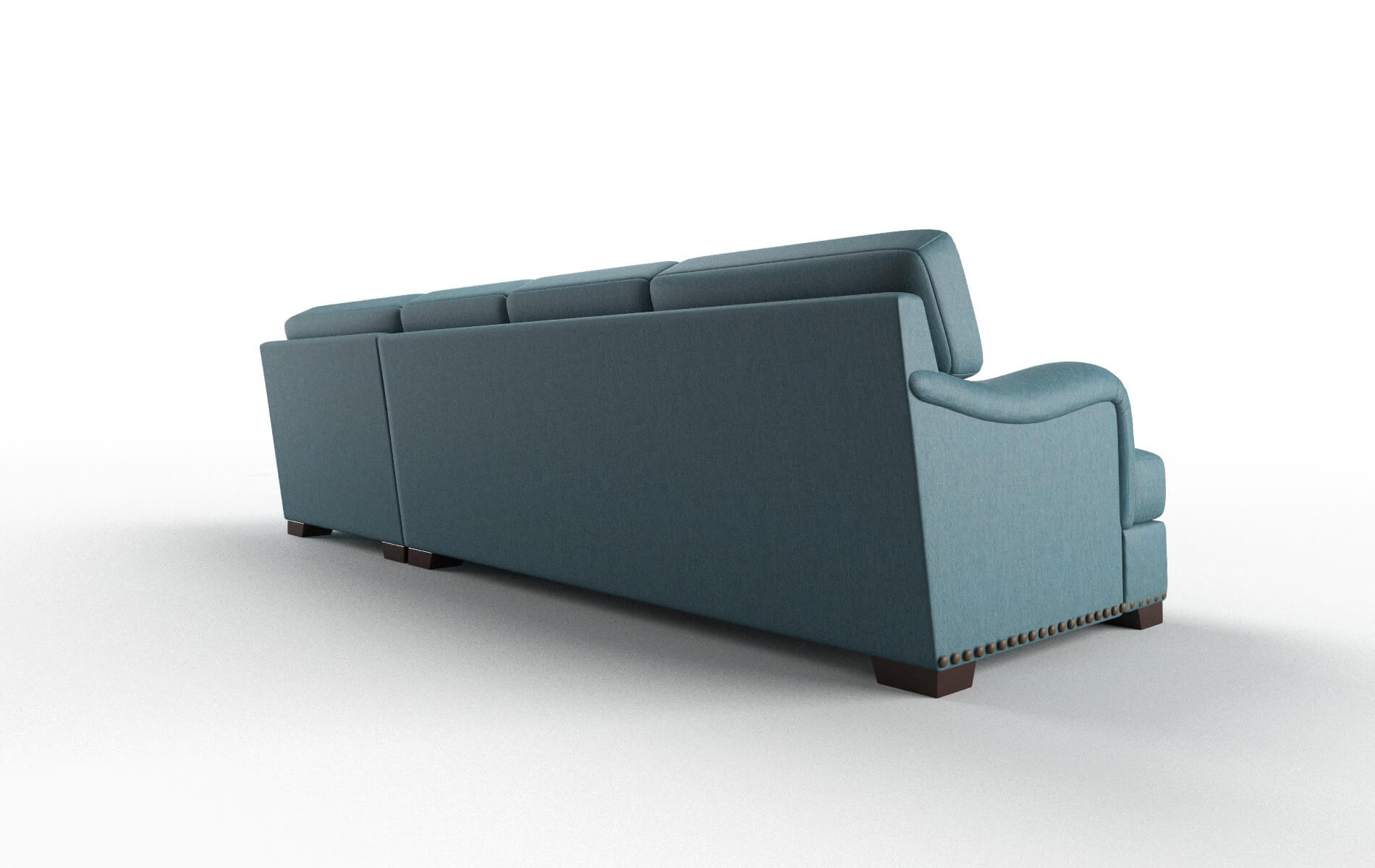 Brighton Royale Electric_blue Panel espresso legs 5