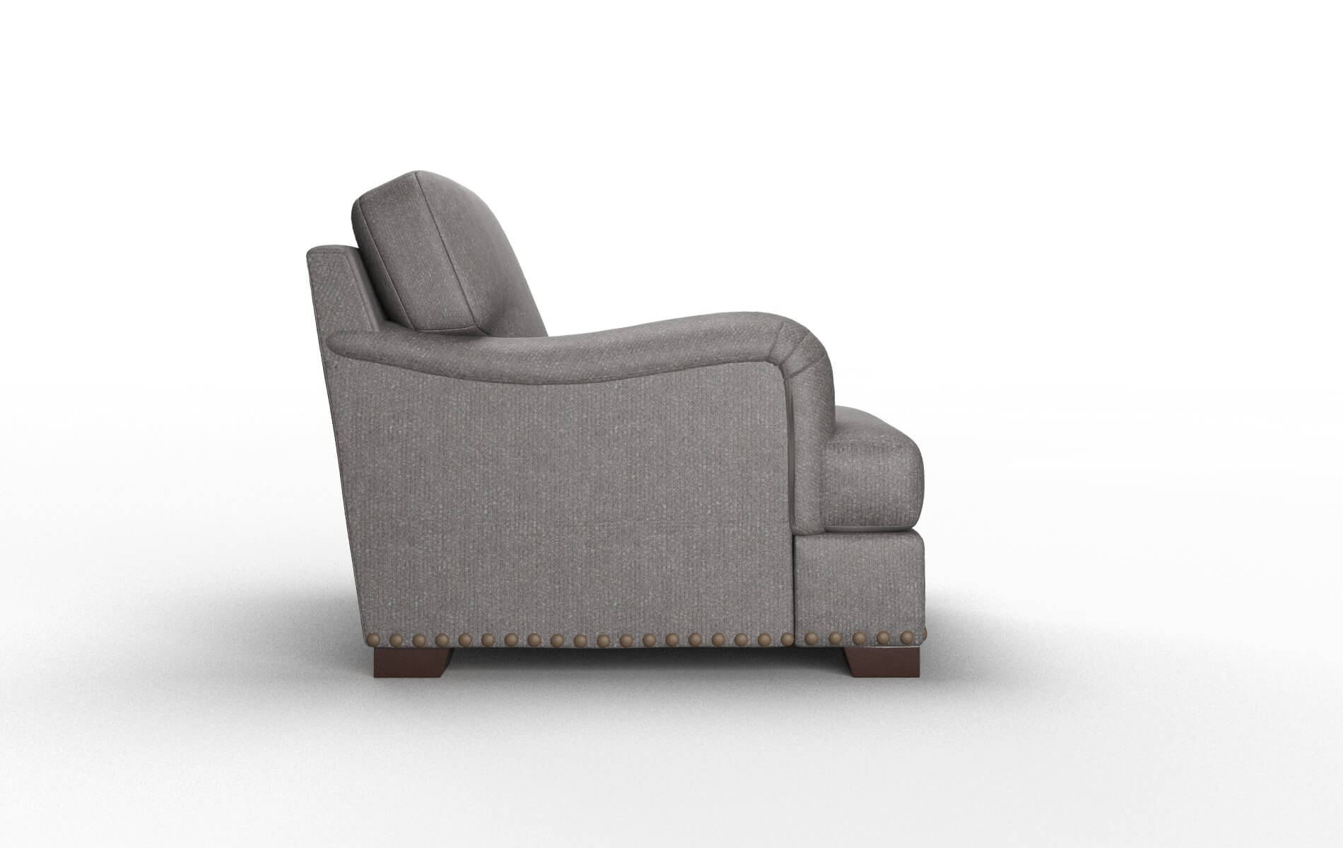 Brighton Sasha Grey Chair espresso legs 3