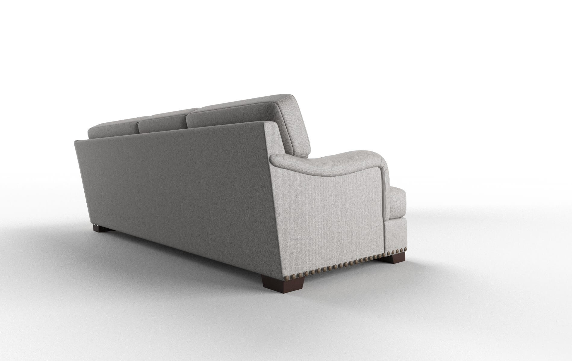 Brighton Sasha Silver Sectional espresso legs 3