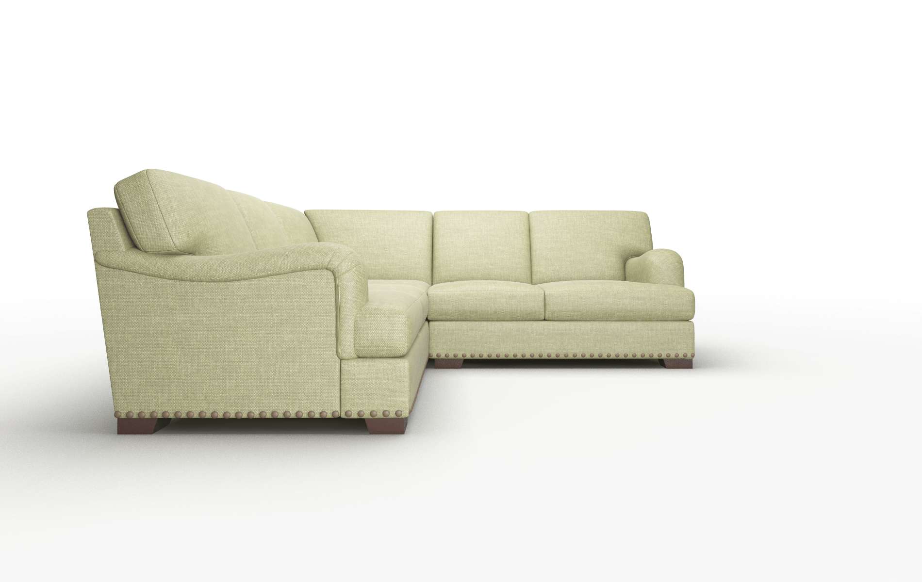 Brighton Simplex Sour_apple Sectional espresso legs 2