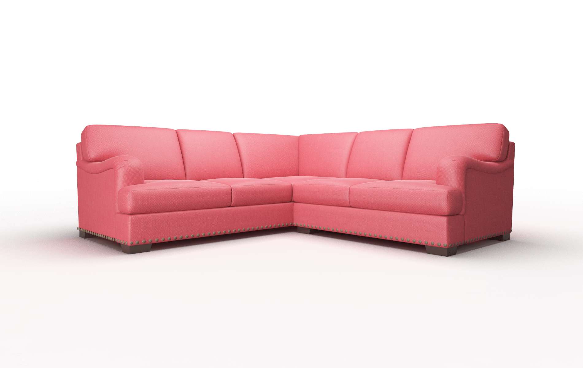 Brighton Sorrento Berry Sectional espresso legs 1