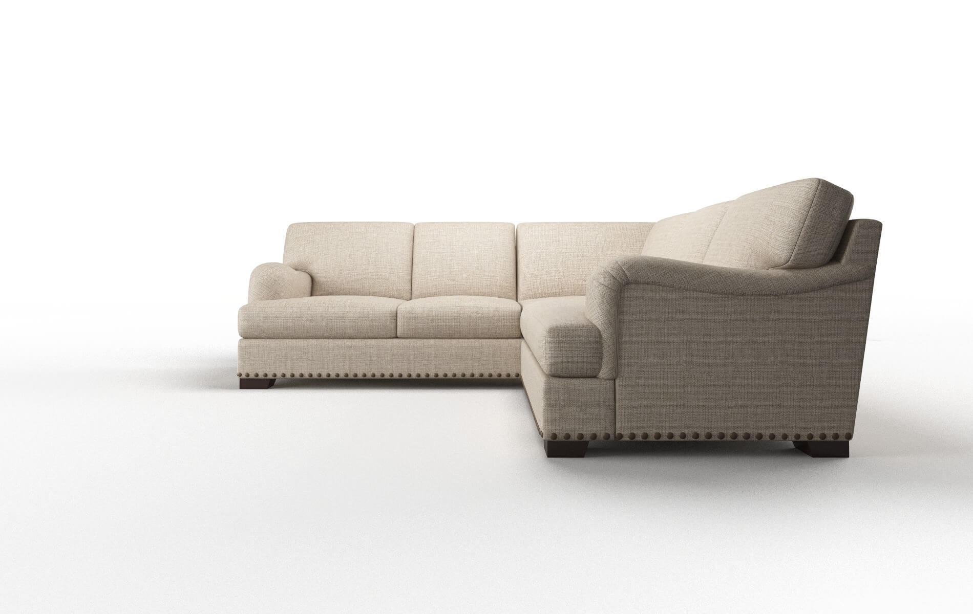 Brighton Sosoftness 74 Sectional espresso legs 5