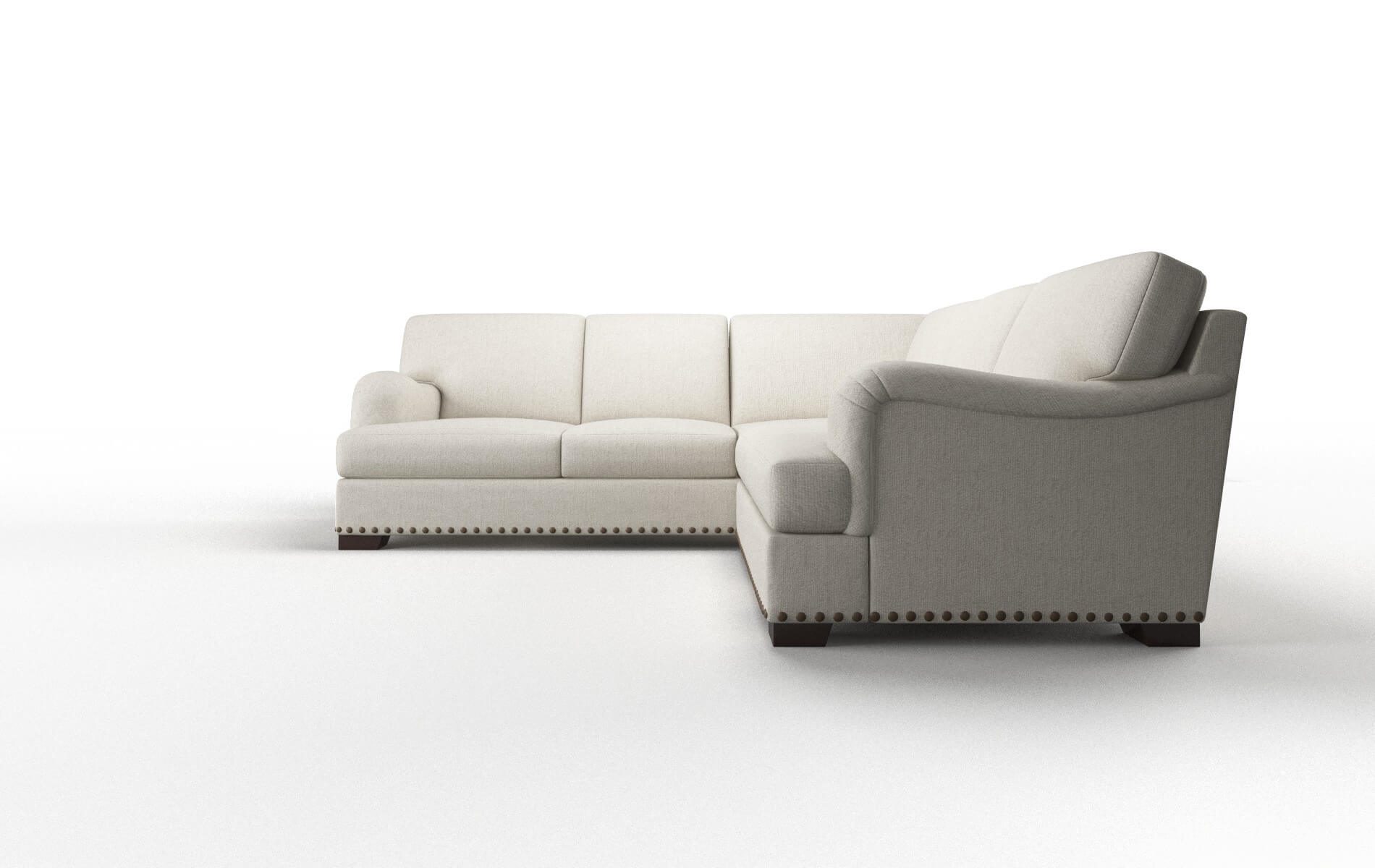 Brighton Terrain Natural Sectional espresso legs 5