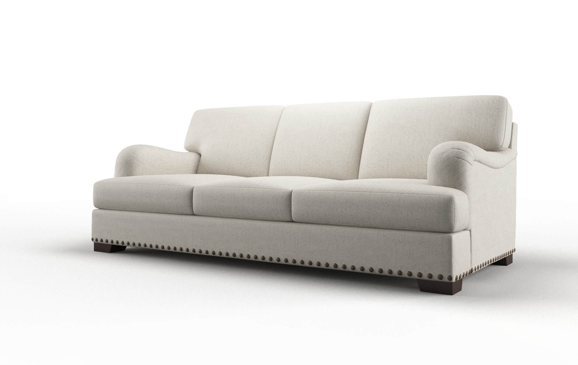 Brighton Terrain Natural Sofa espresso legs 4