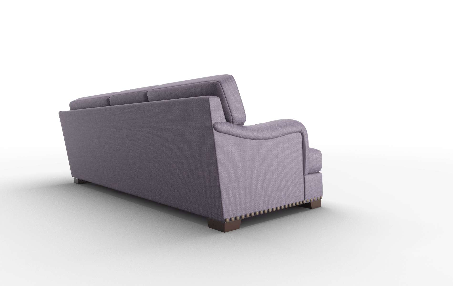 Brighton Tess Blackberry Sectional espresso legs 3