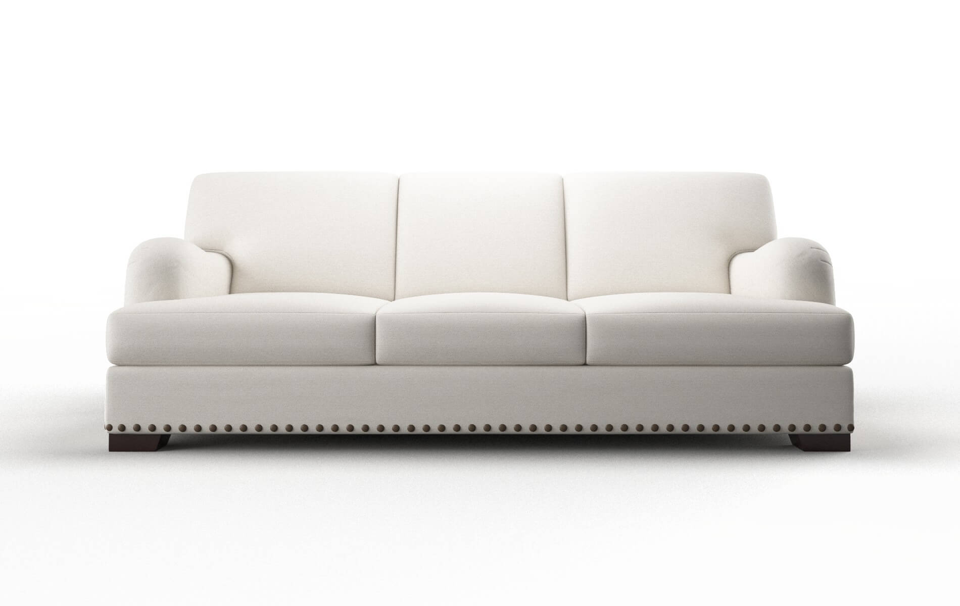 Brighton Venice eggshell Sofa Espresso Legs  1