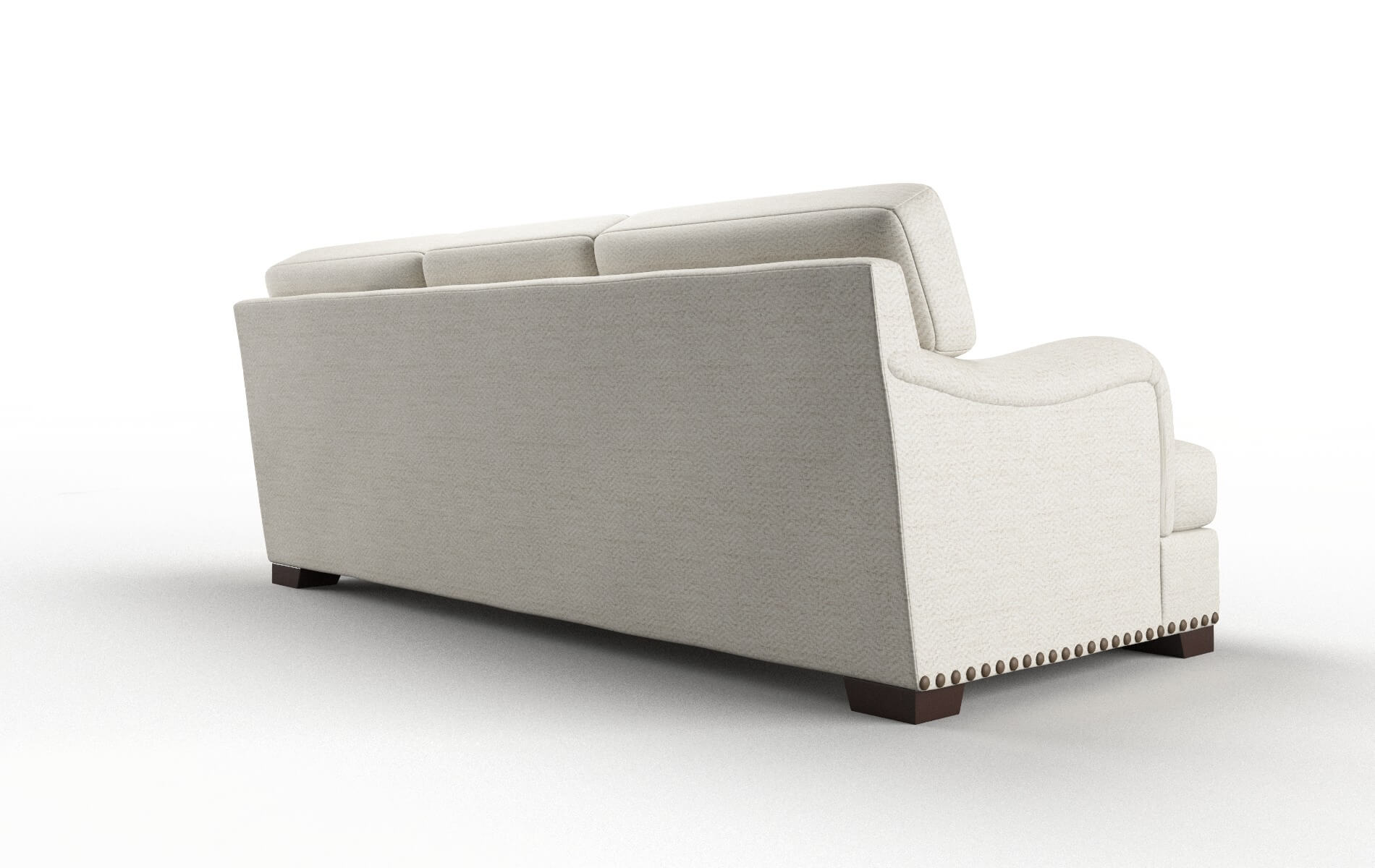 Brighton Venus Cream Sofa espresso legs 5