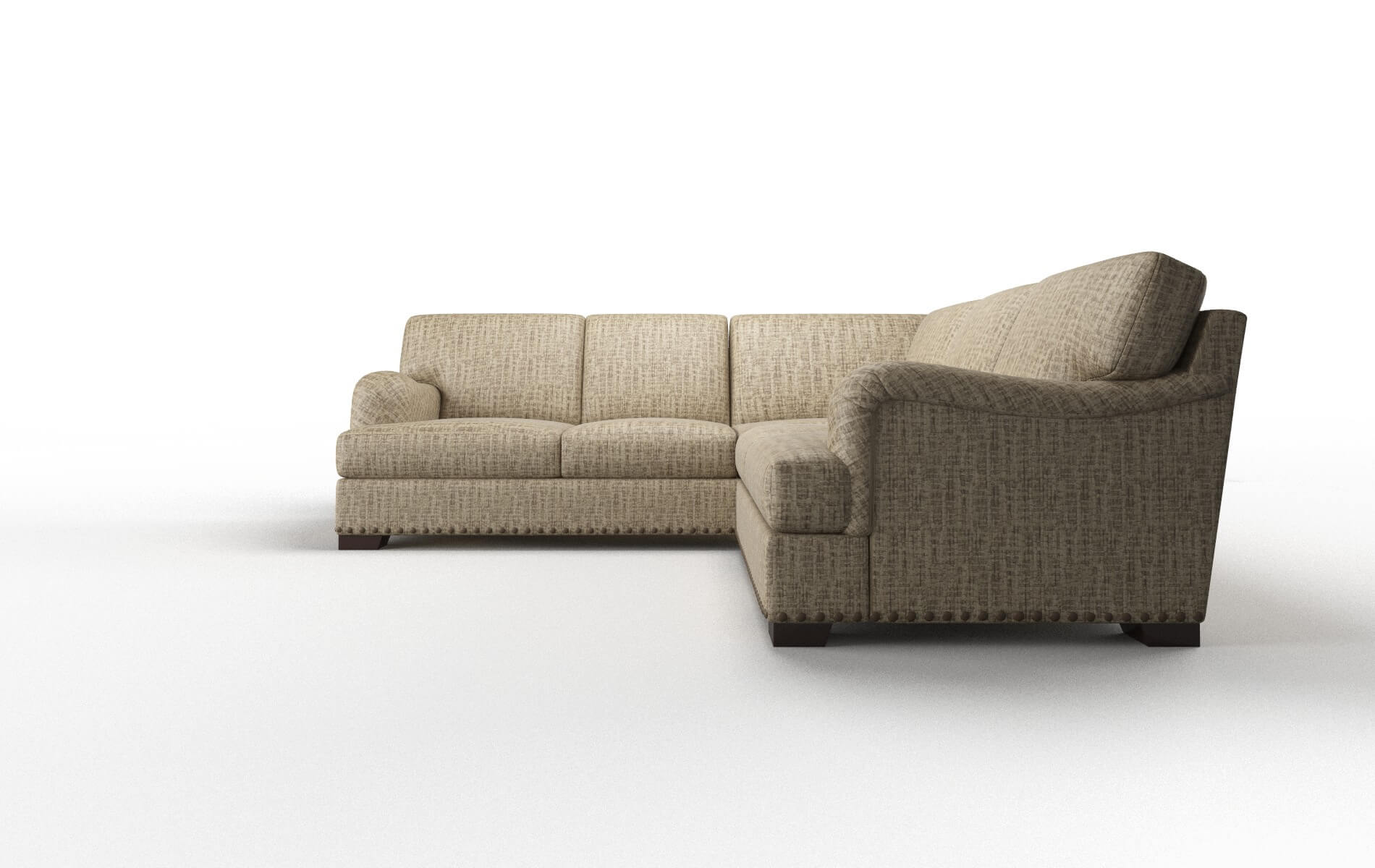 Brighton Venus Mocha Sectional espresso legs 5