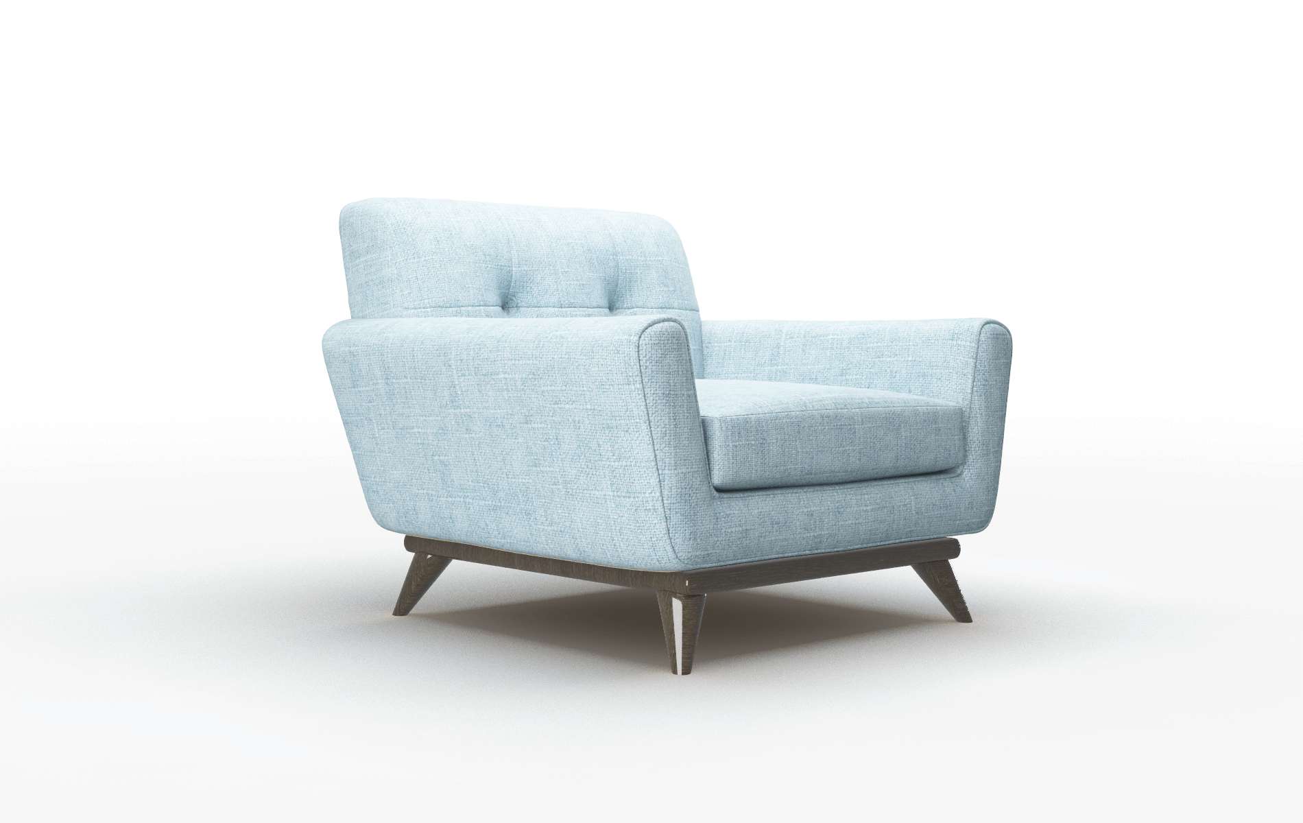 Brussels Atlas Turquoise Chair espresso legs 2