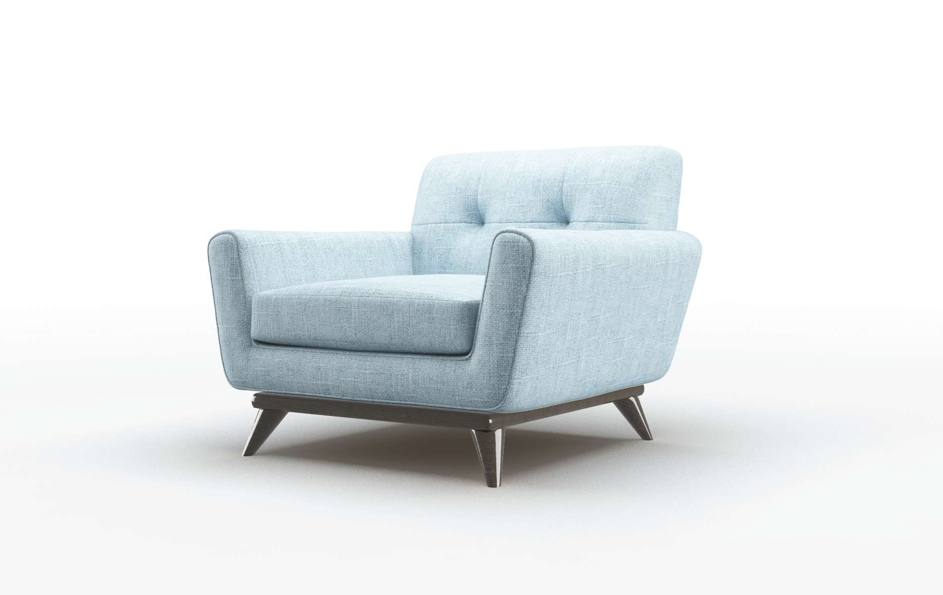 Brussels Atlas Turquoise Chair espresso legs 4