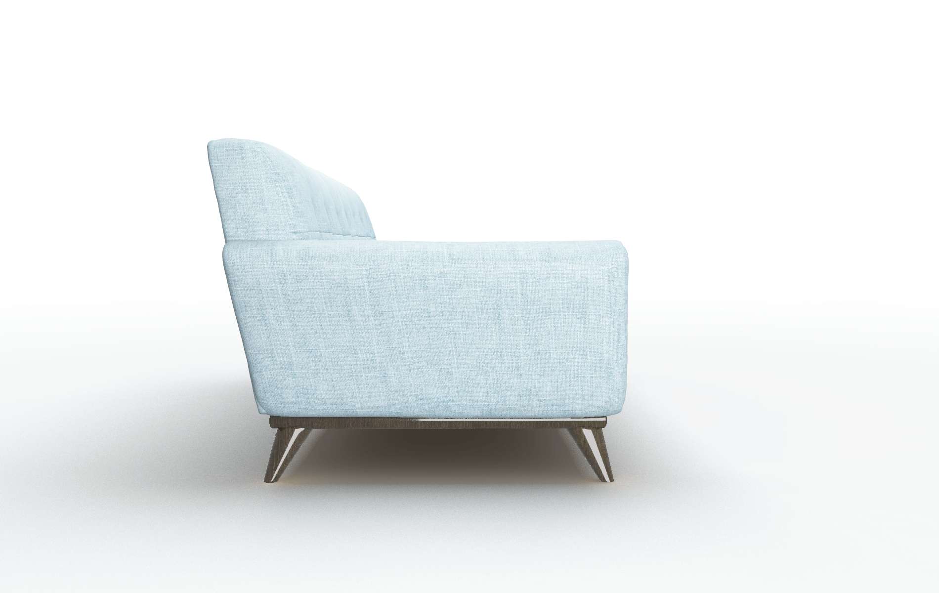 Brussels Atlas Turquoise Sofa espresso legs 3