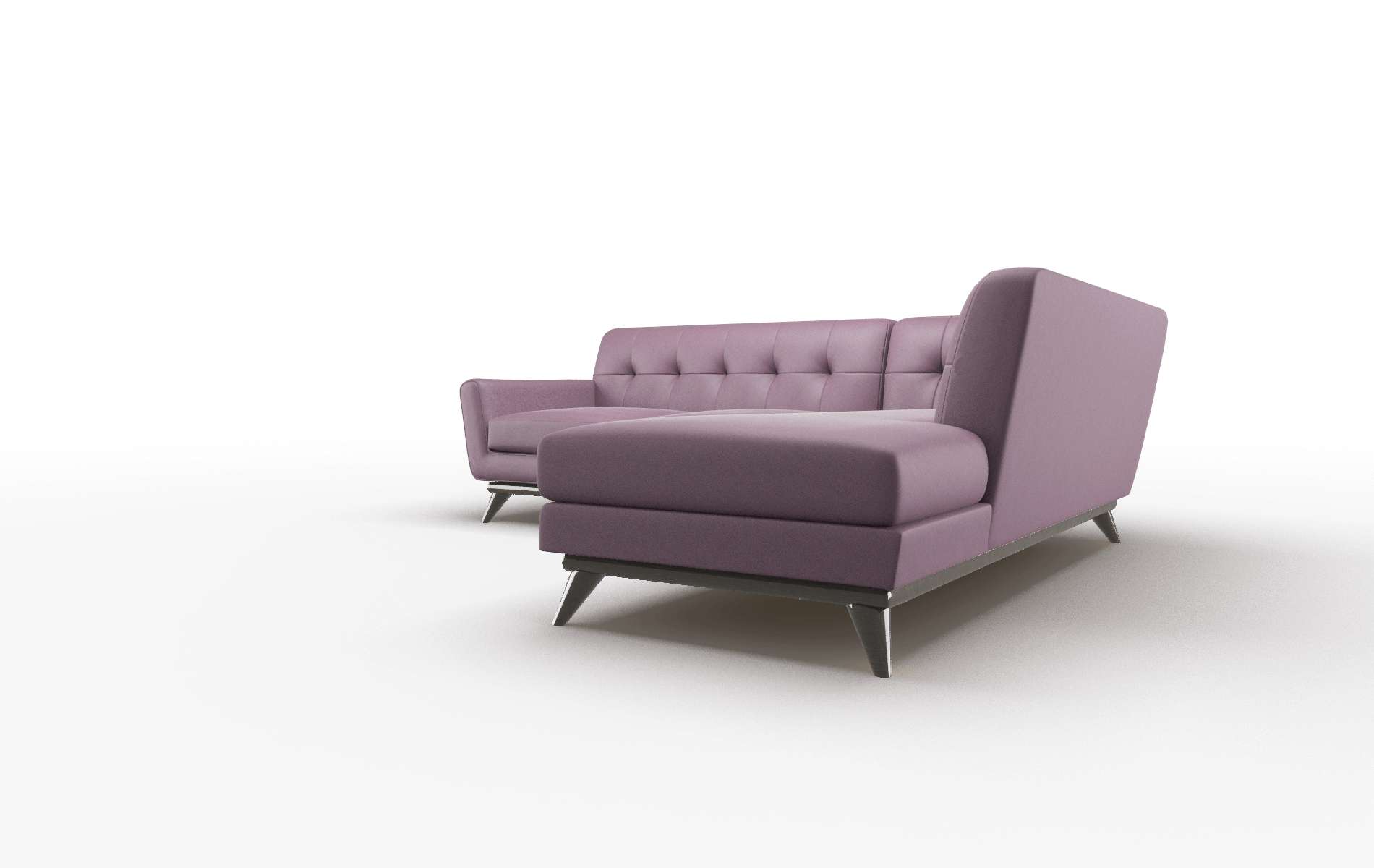 Brussels Bella Aubergine Panel espresso legs 4