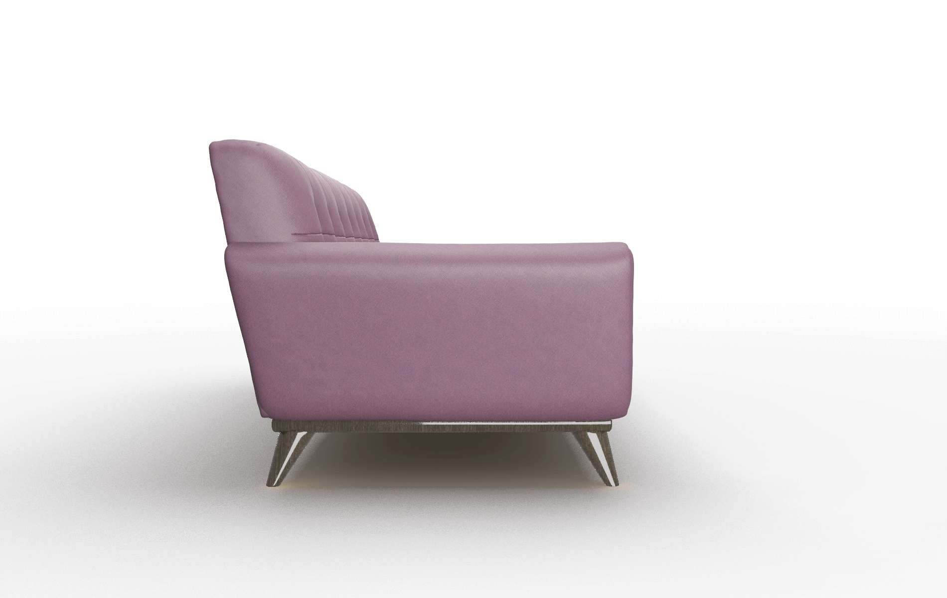 Brussels Bella Aubergine Sofa espresso legs 3