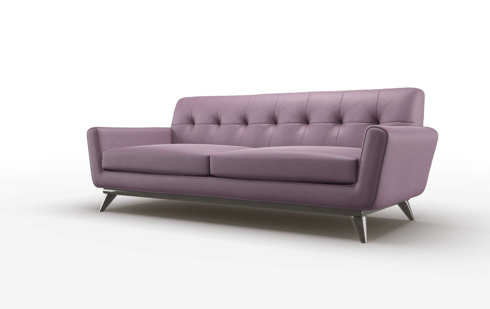 Brussels Bella Aubergine Sofa espresso legs 4