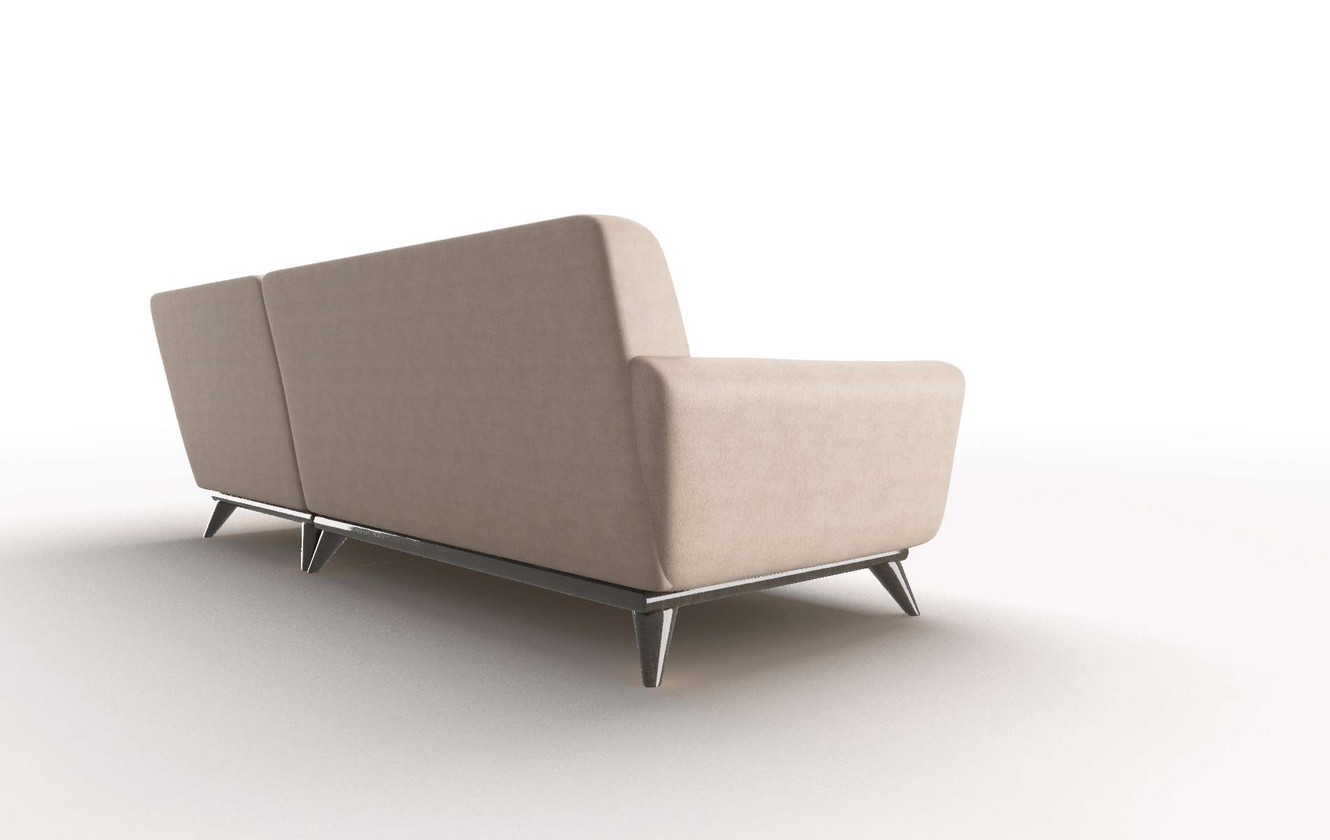 Brussels Bella Pewter Panel espresso legs 5