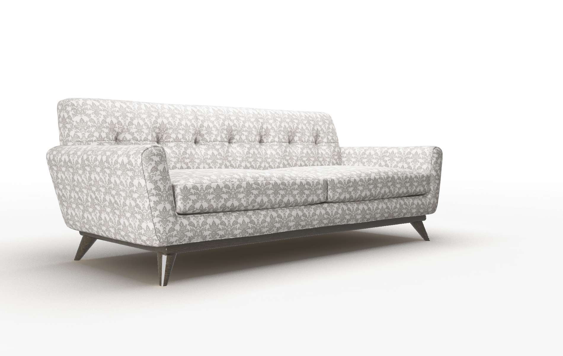 Brussels Bergamo Dove Sofa espresso legs 2