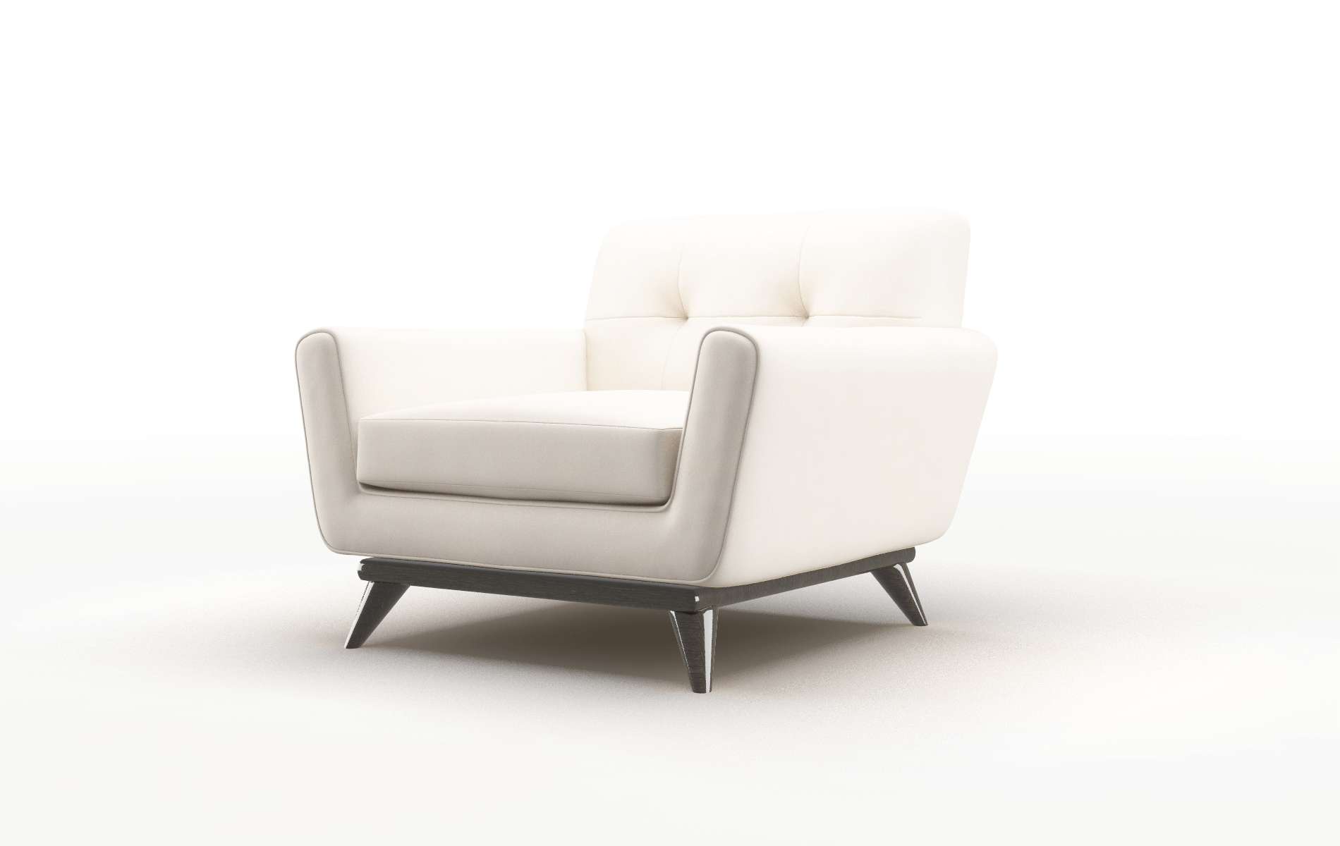 Brussels Blanche Milky Chair espresso legs 4
