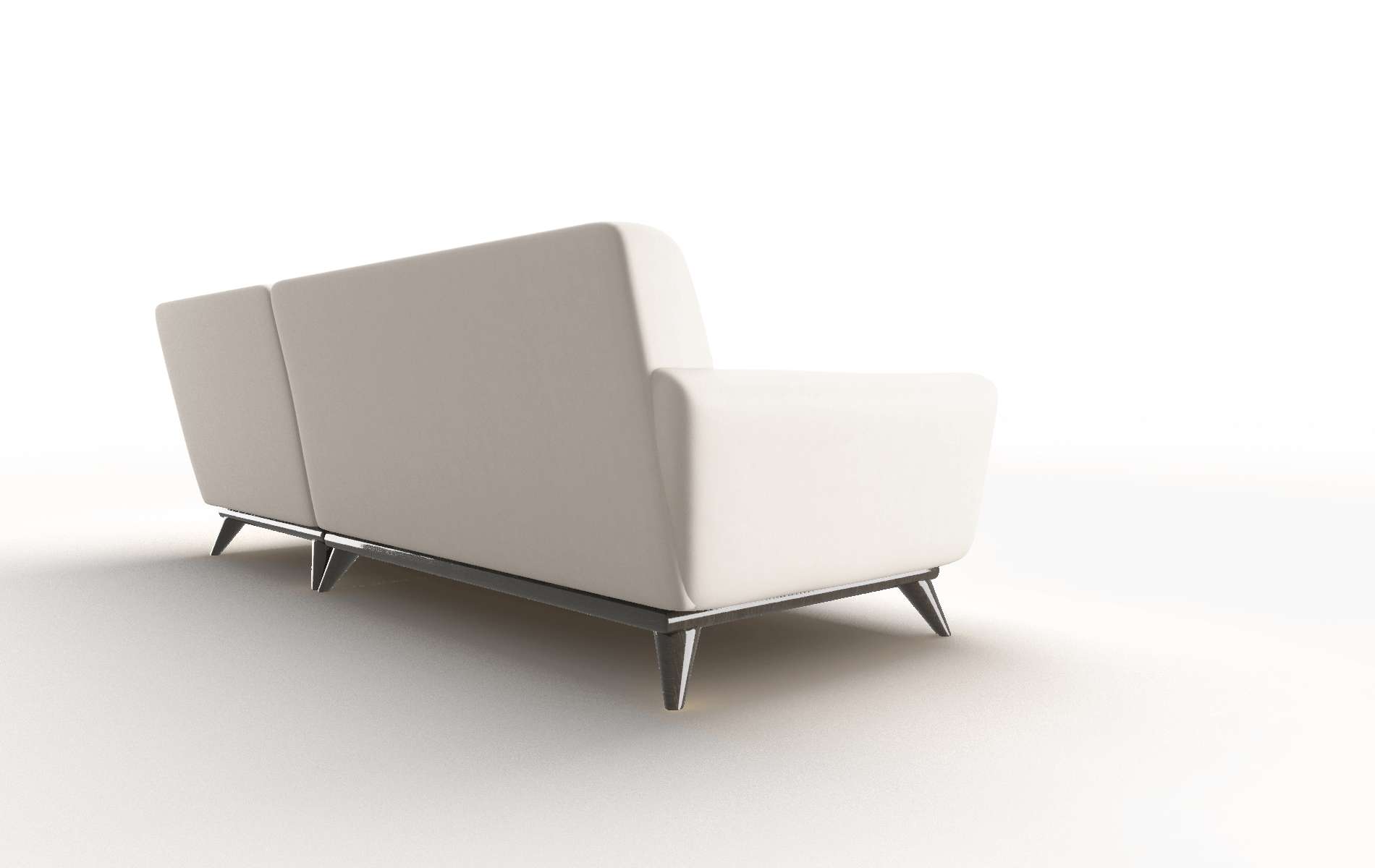 Brussels Blanche Milky Panel espresso legs 5