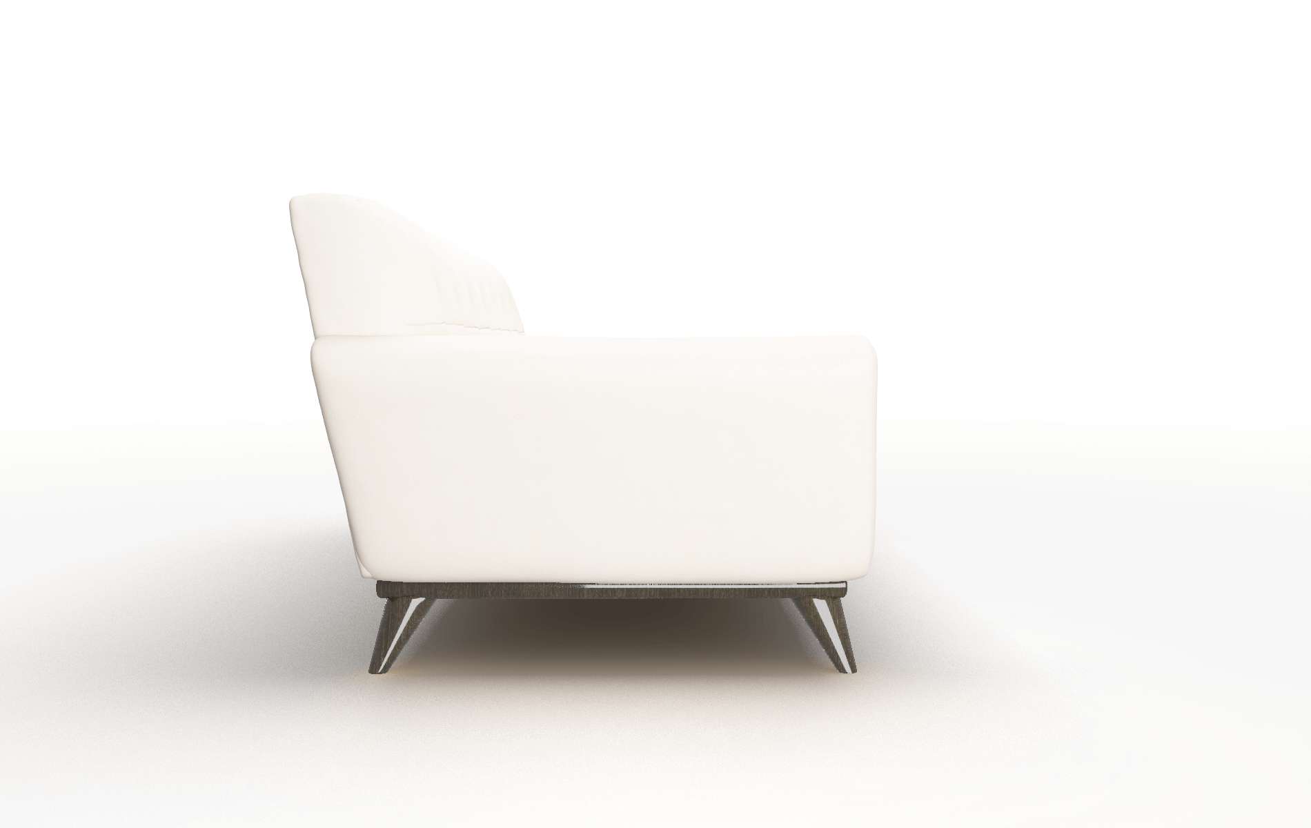 Brussels Blanche Milky Sofa espresso legs 3