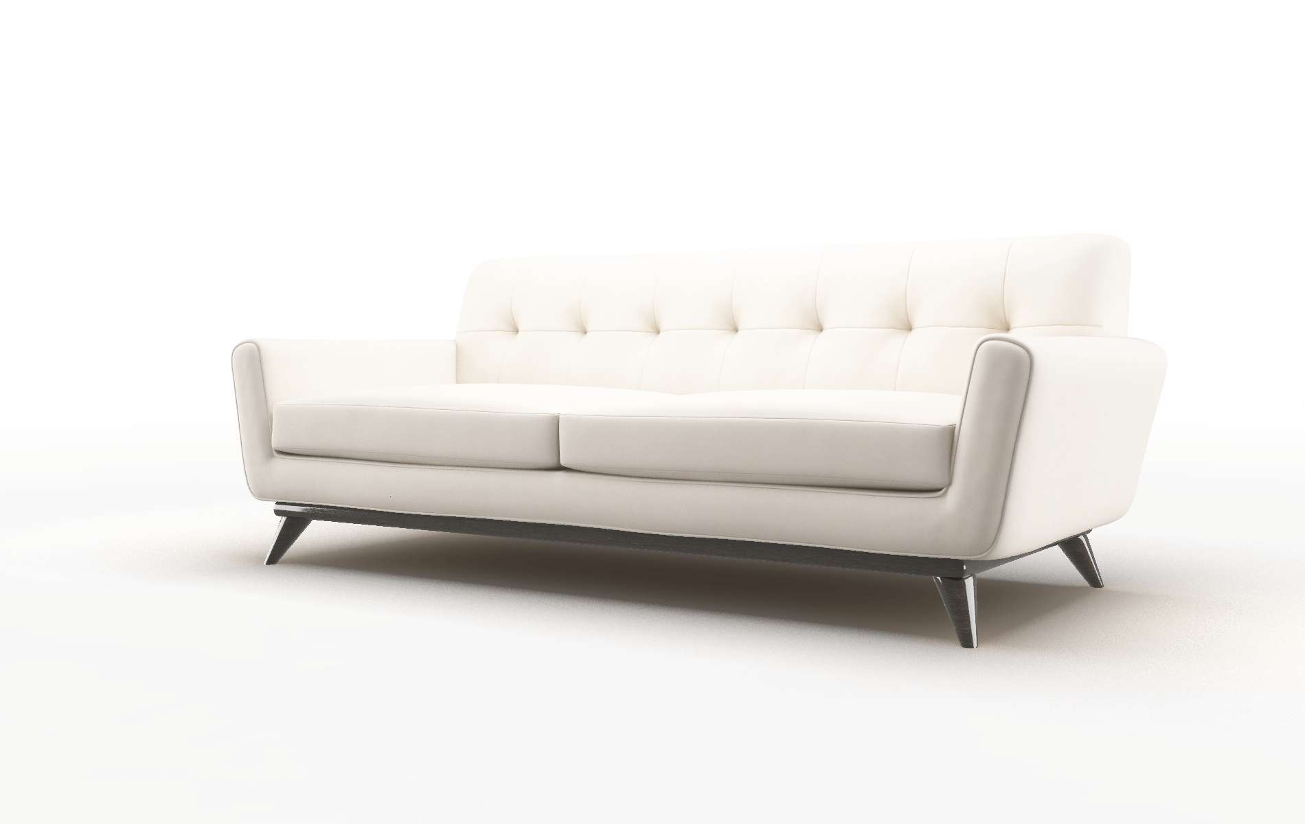 Brussels Blanche Milky Sofa espresso legs 4