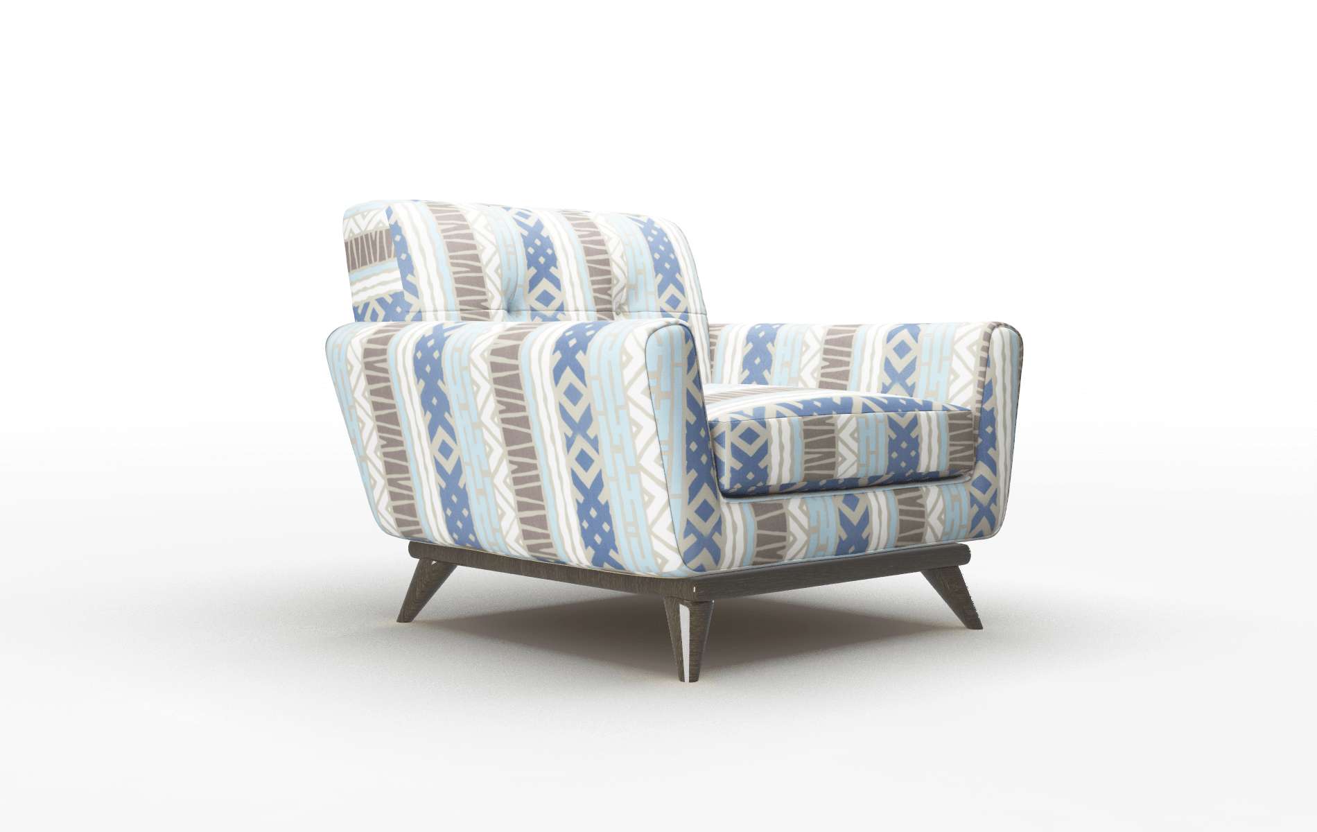 Brussels Bodhi Indigo Chair espresso legs 2