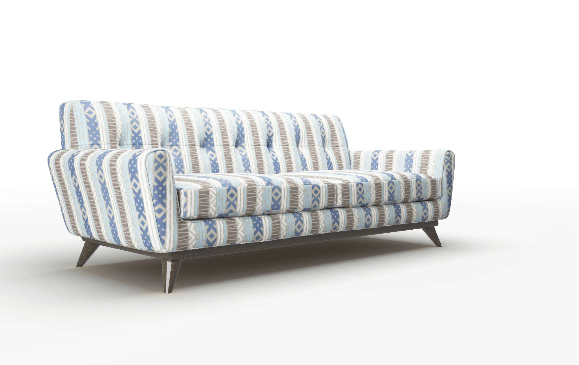 Brussels Bodhi Indigo Sofa espresso legs 2