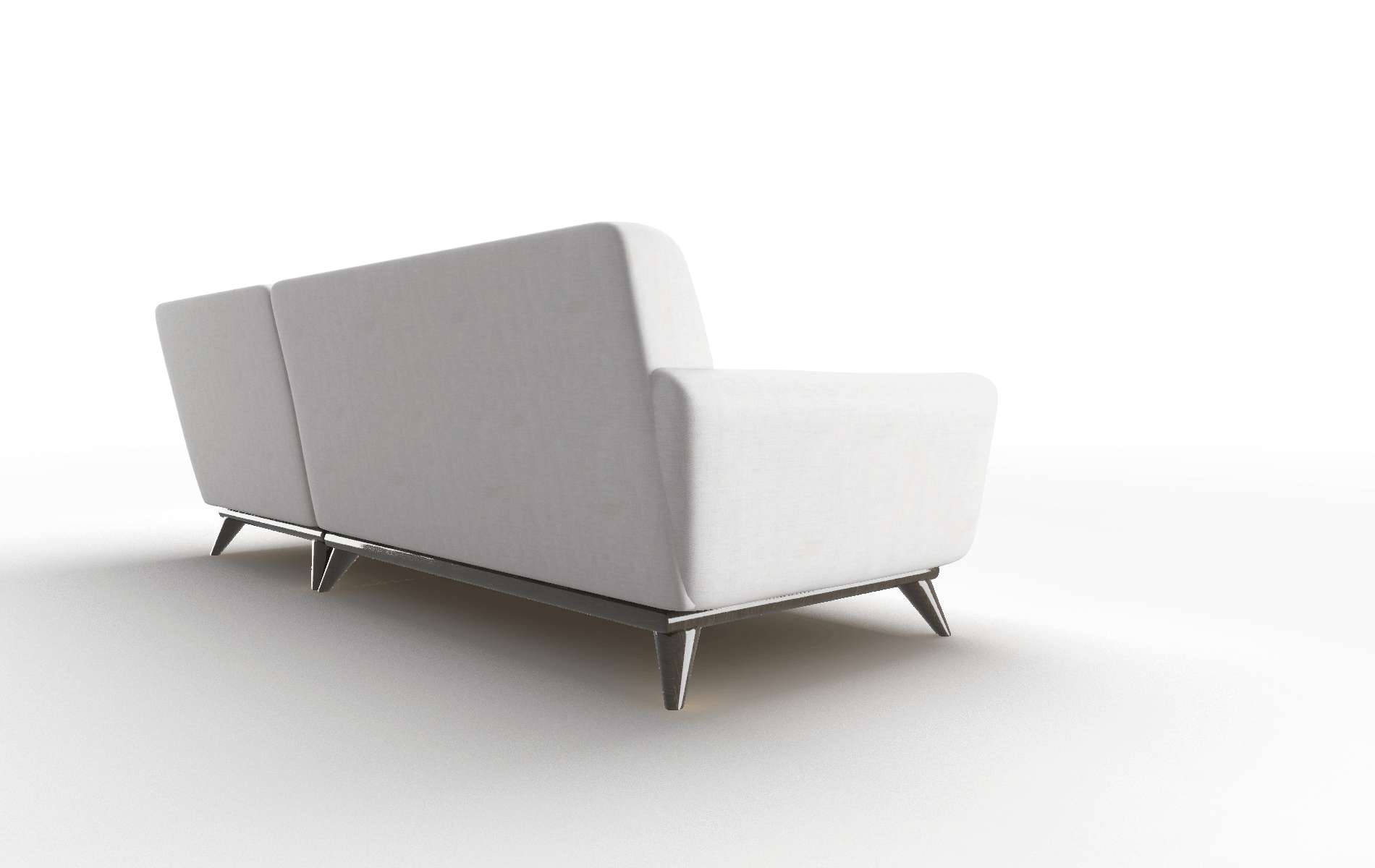 Brussels Catalina Ivory Panel espresso legs 5