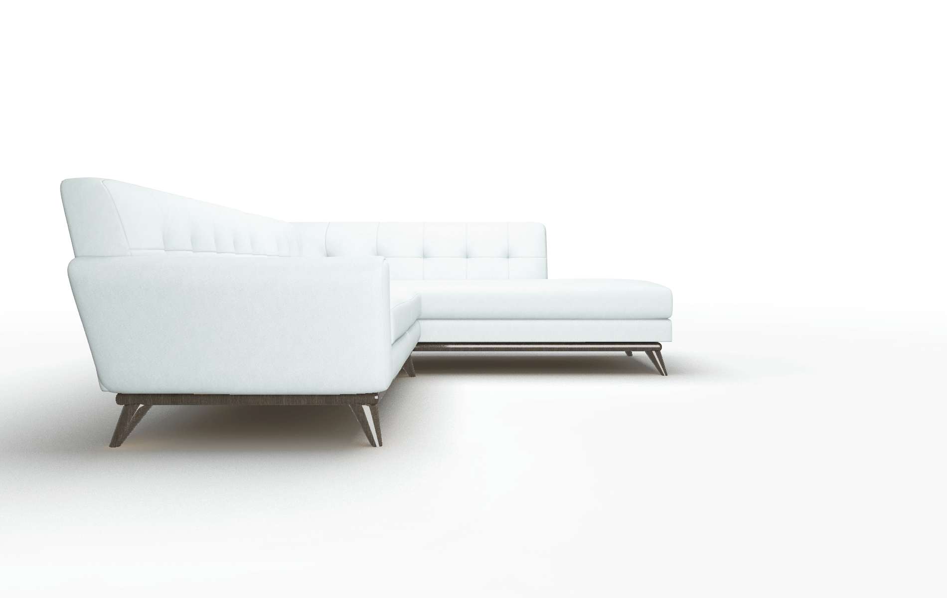 Brussels Clyde Cornflower Panel espresso legs 3