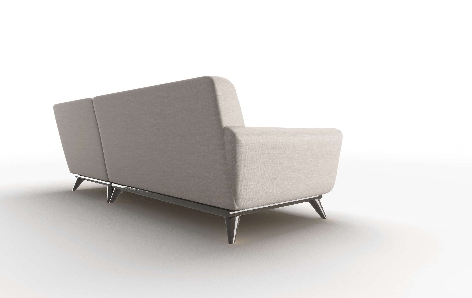 Brussels Clyde Dolphin Panel espresso legs 5